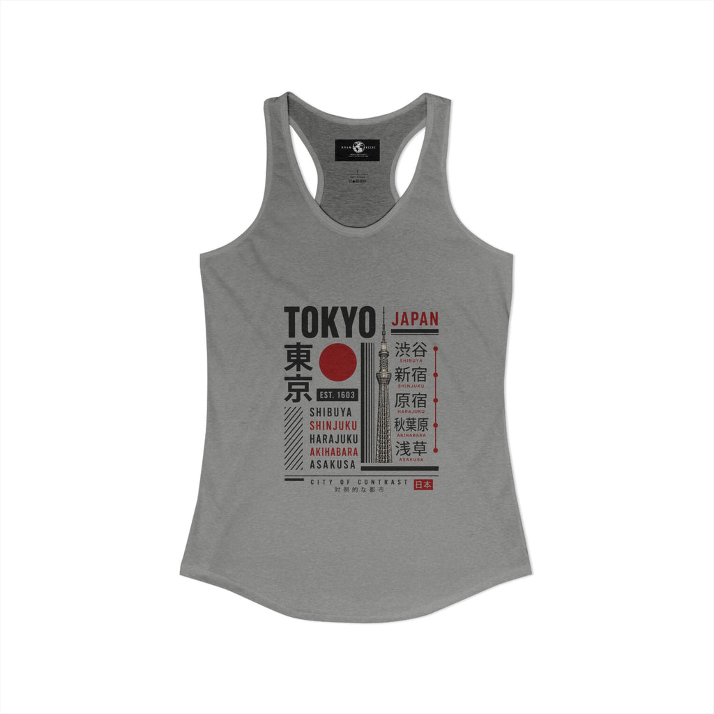 Tokyo Japan Women's Racerback Tank Top — Tokyo Graphic Tank