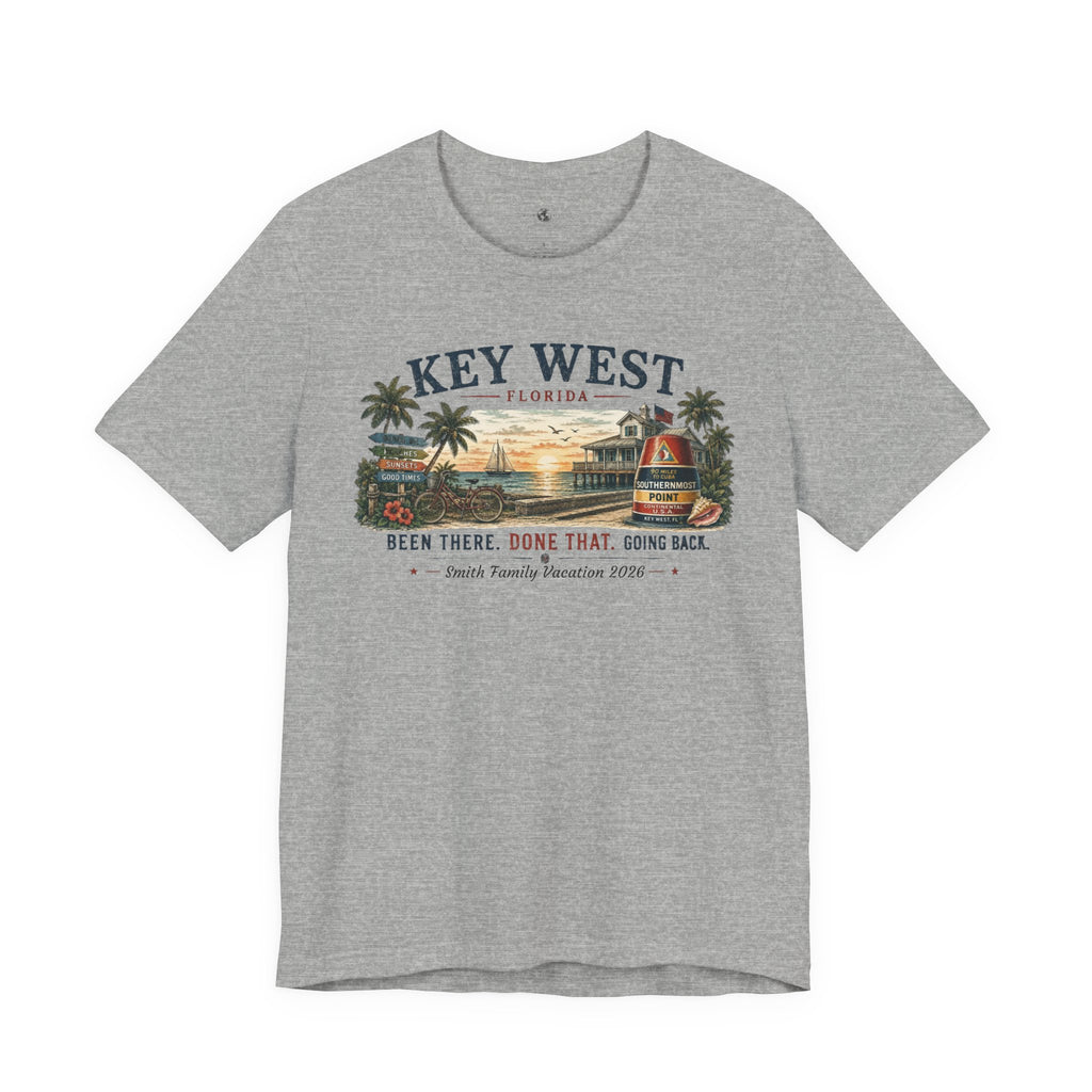 Key West Family Vacation T-Shirt — Custom Family Trip Tee
