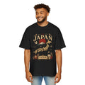 Japan Map Tee — Mount Fuji, Rising Sun & Lucky Cat Graphic T-Shirt