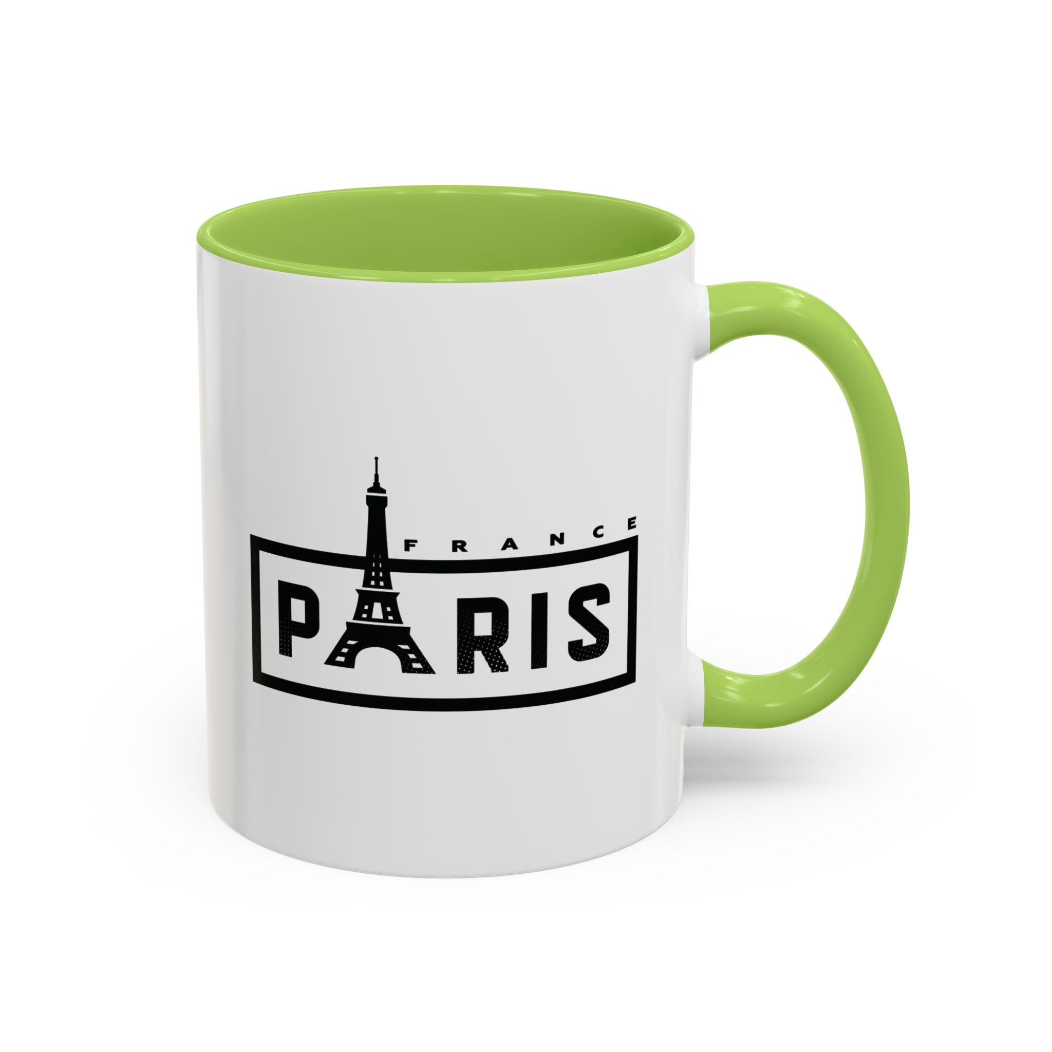 Paris Eiffel Tower Accent Coffee Mug – France Travel Souvenir (11/15oz)