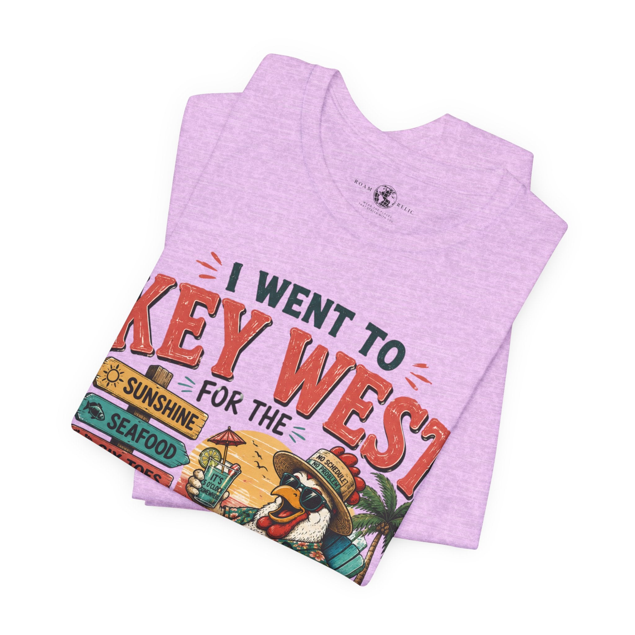 Key West Vacation T‑Shirt — "I Went to Key West for the Sunshine, Seafood, Six Toes & Questionable Decisions Were Made"
