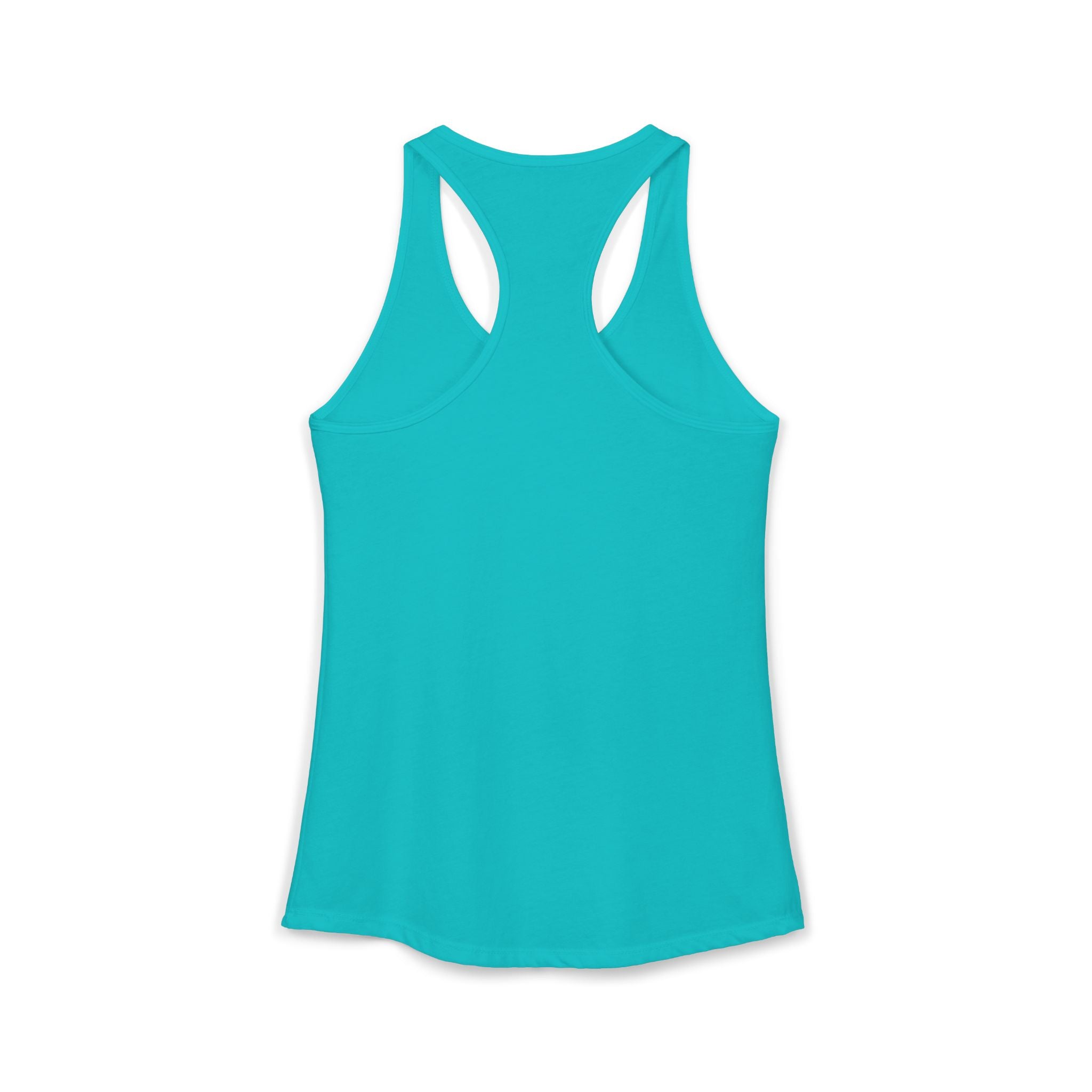 Island Vibes & Good Times Racerback Tank — Tropical Skull Graphic