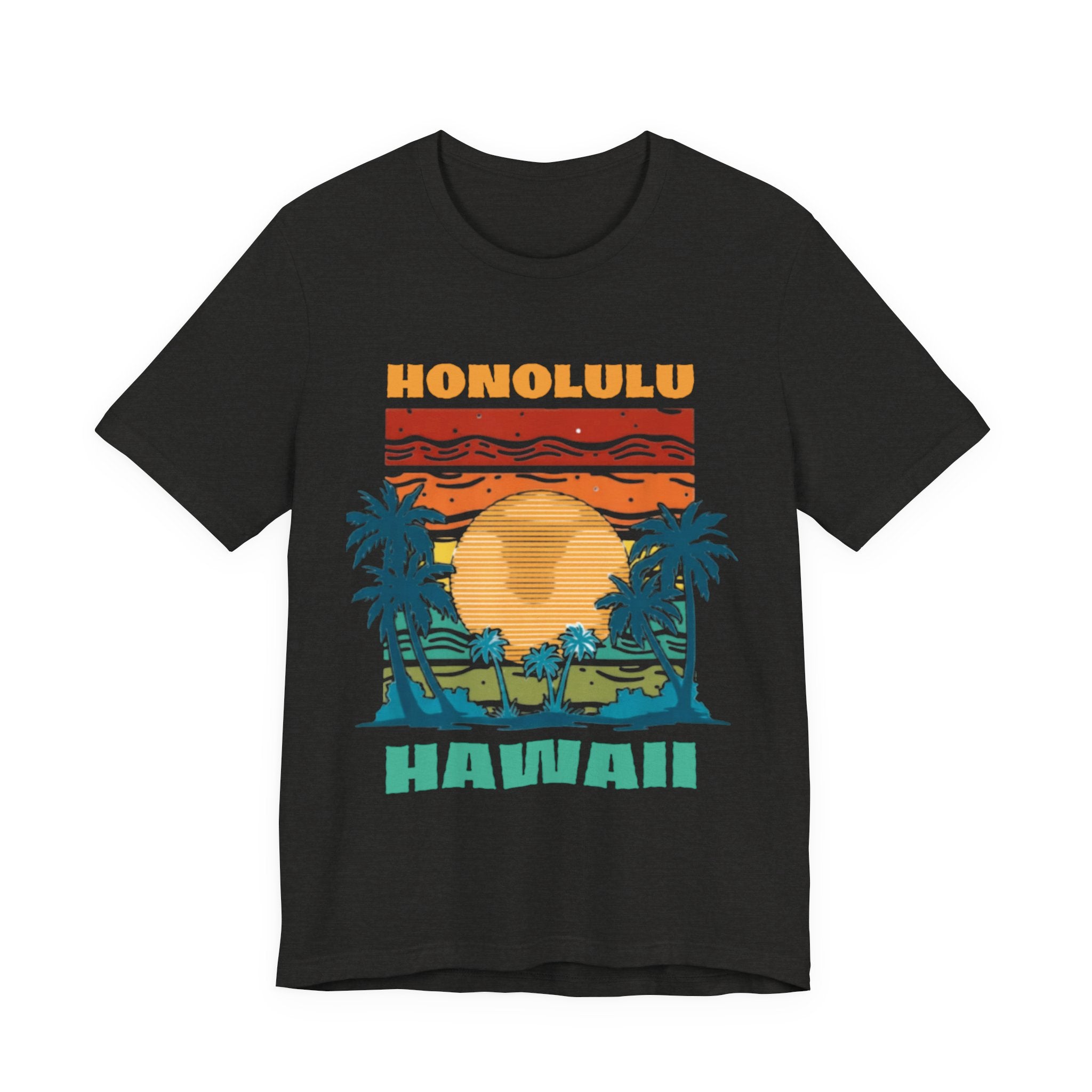 Honolulu Hawaii Vintage Sunset T-Shirt