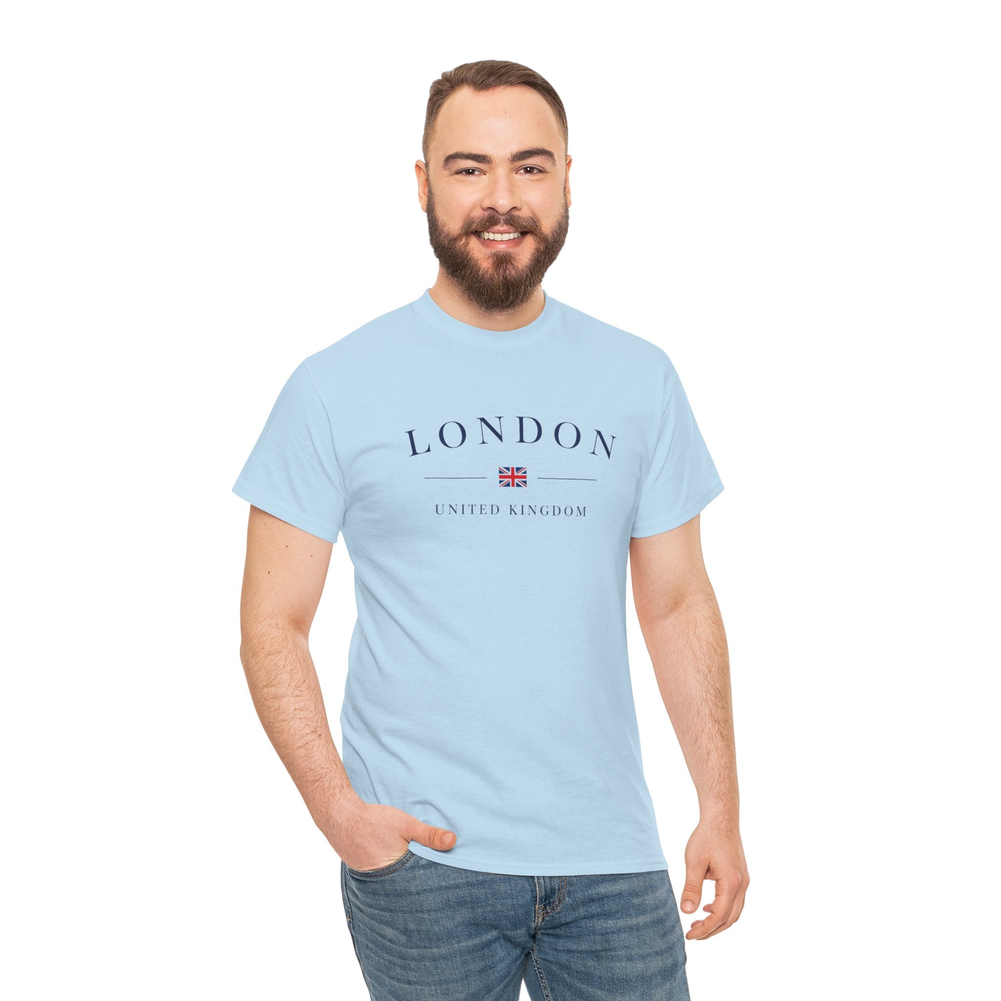 London Tee — Classic UK Flag Graphic Cotton T-Shirt