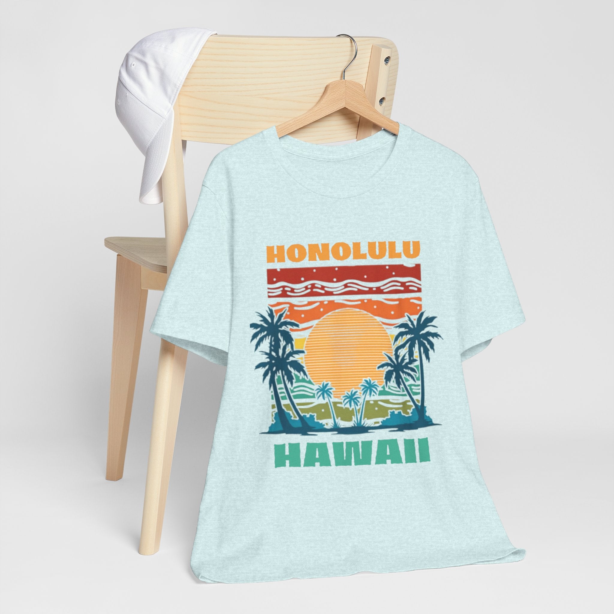 Honolulu Hawaii Vintage Sunset T-Shirt
