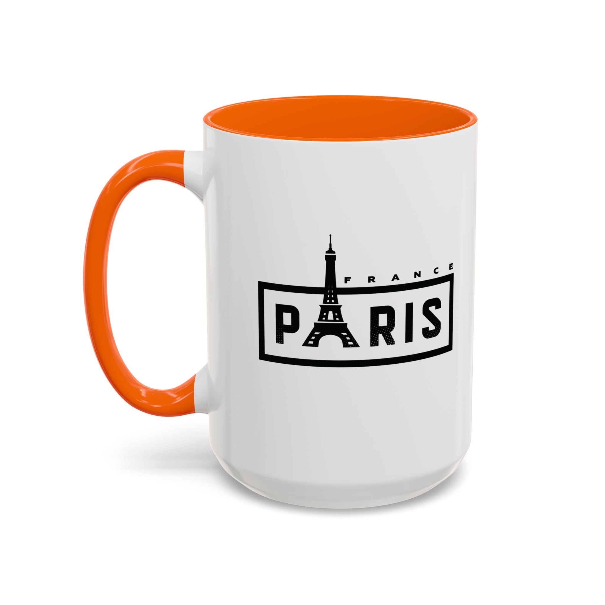 Paris Eiffel Tower Accent Coffee Mug – France Travel Souvenir (11/15oz)