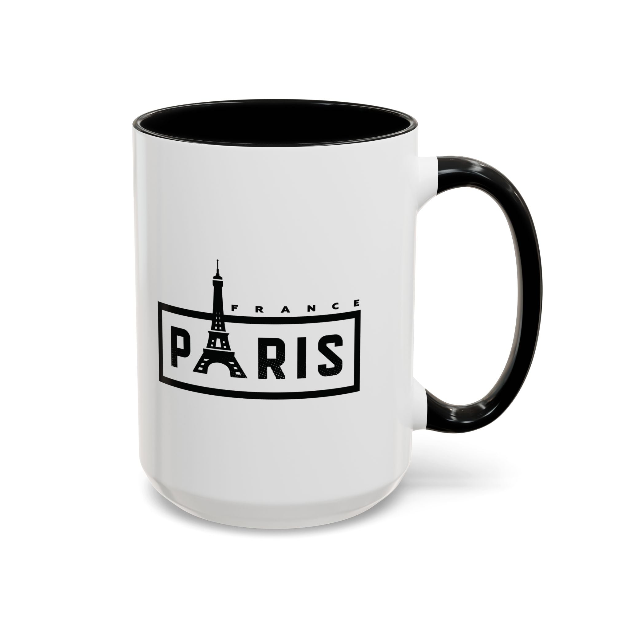Paris Eiffel Tower Accent Coffee Mug – France Travel Souvenir (11/15oz)