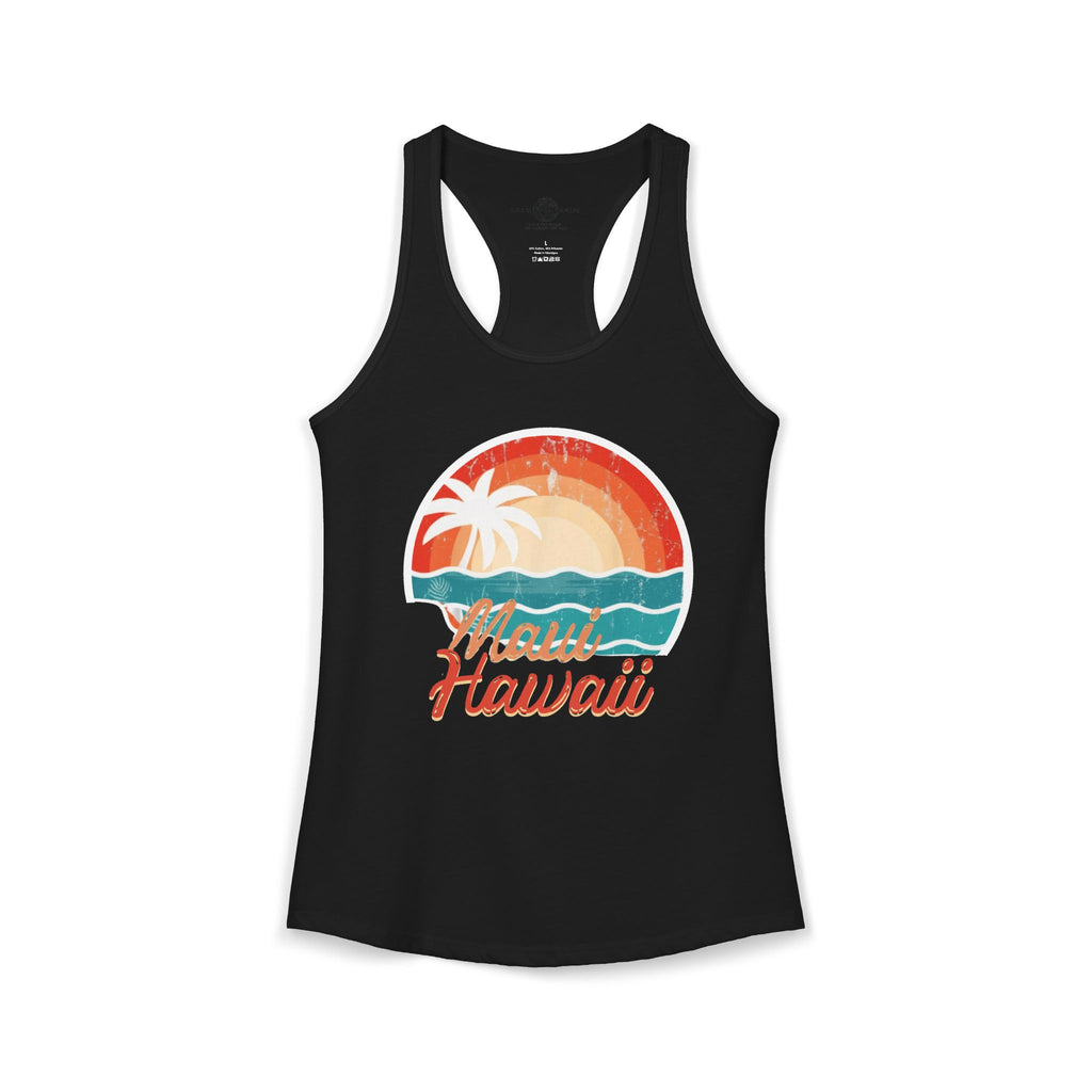 Maui Hawaii Women's Racerback Tank – Tropical Island Graphic