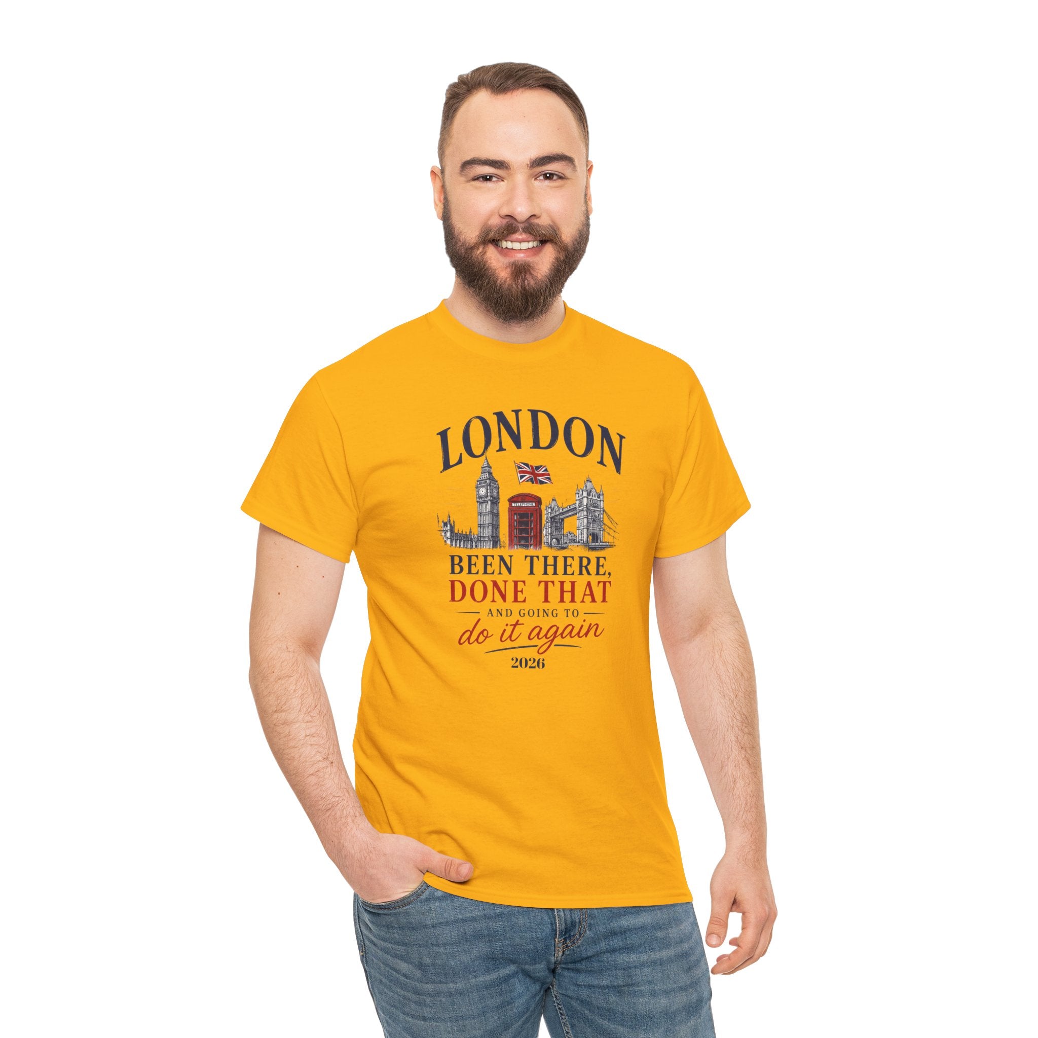 Funny London "Been There, Done That" Travel Souvenir Tee — Personalizion available