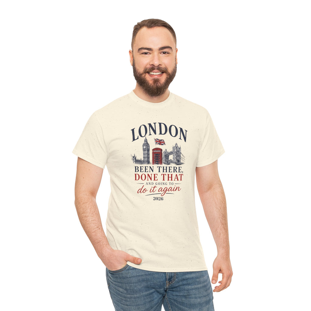 Funny London "Been There, Done That" Travel Souvenir Tee — Personalizion available