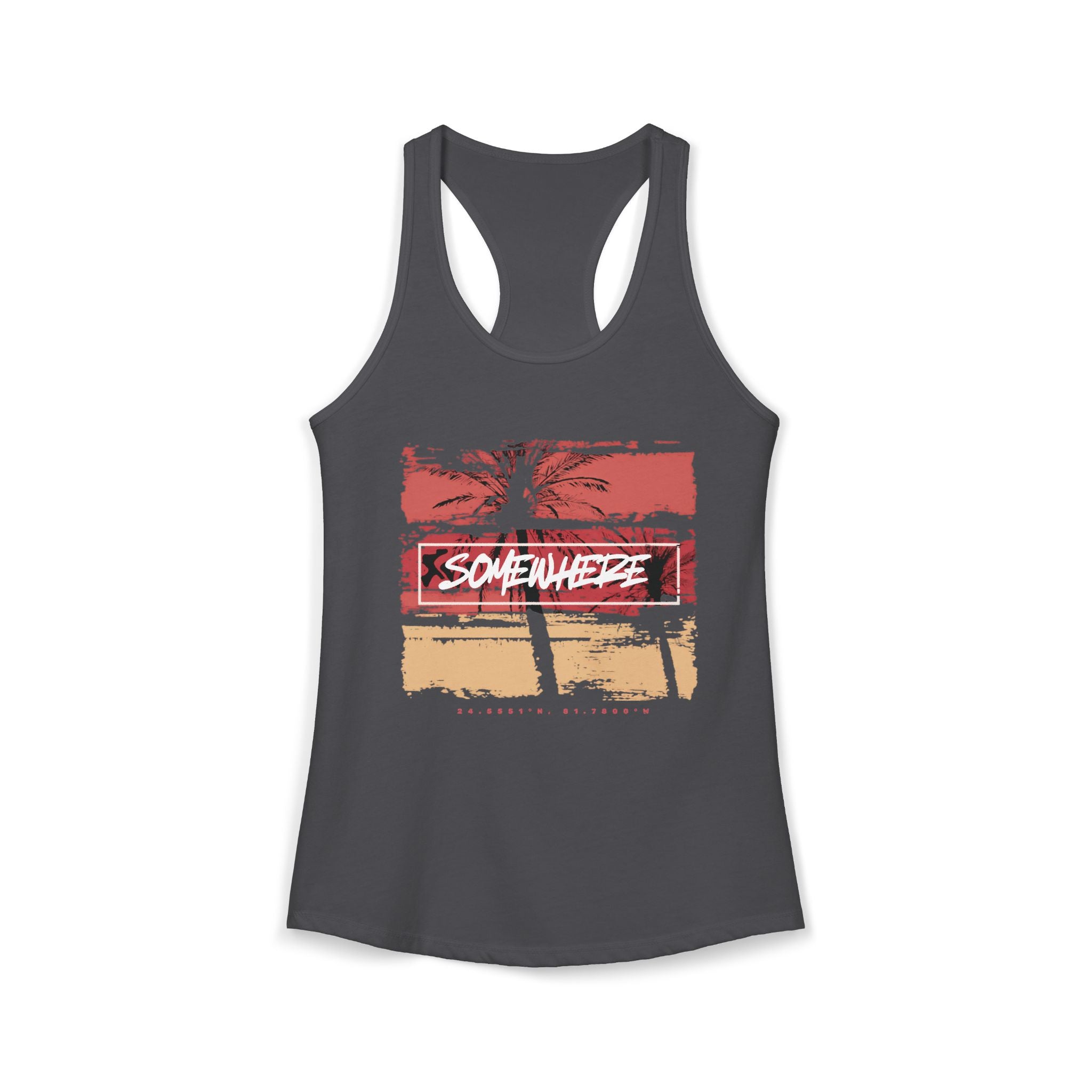 Key West "Somewhere" Women's Racerback Tank