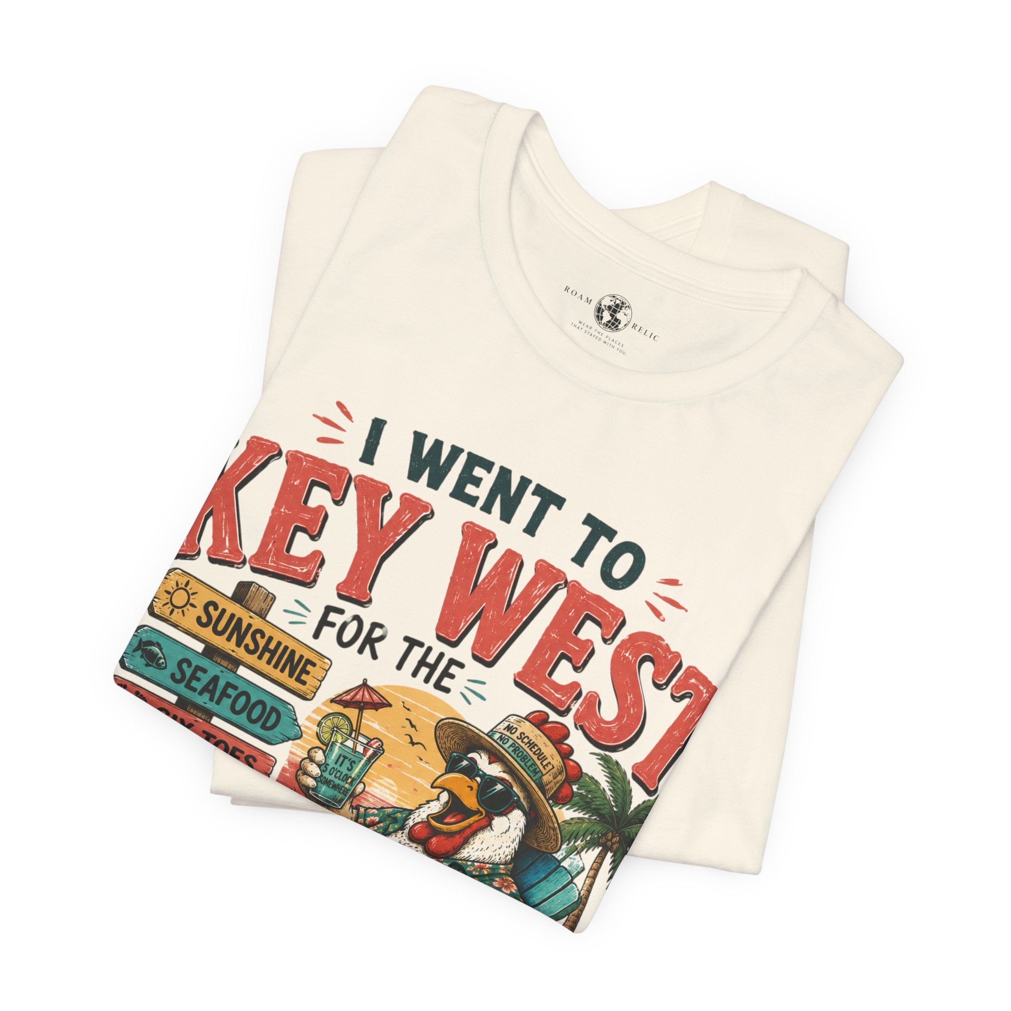 Key West Vacation T‑Shirt — "I Went to Key West for the Sunshine, Seafood, Six Toes & Questionable Decisions Were Made"