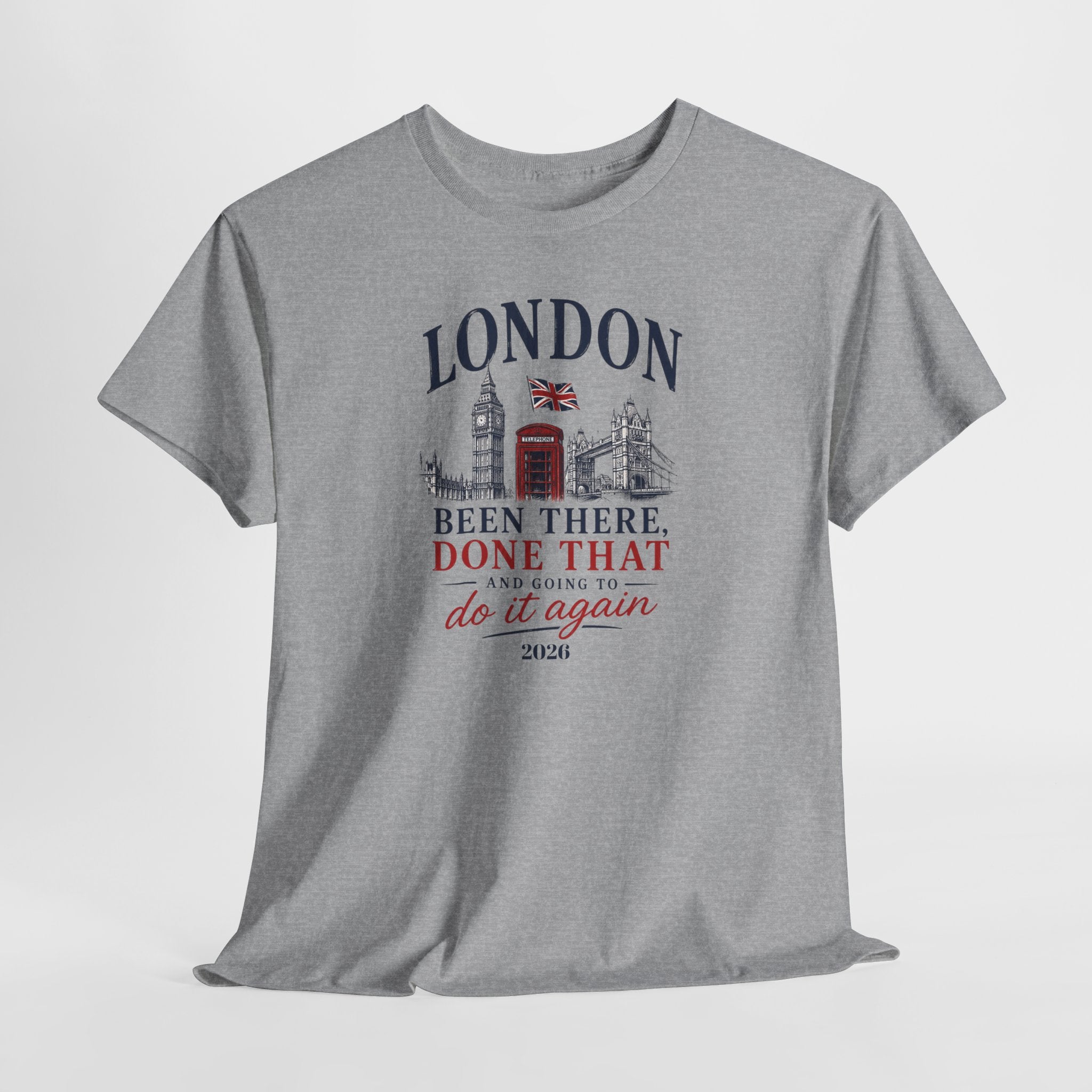 Funny London "Been There, Done That" Travel Souvenir Tee — Personalizion available