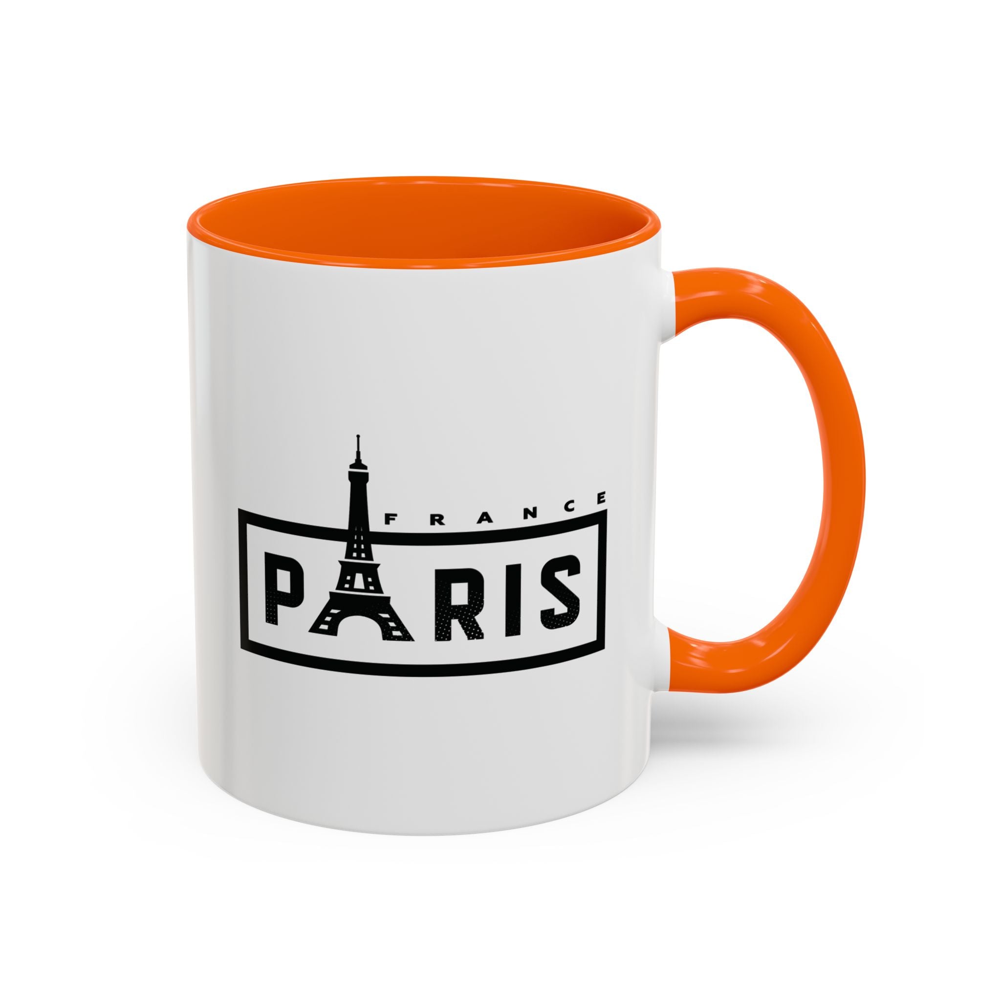 Paris Eiffel Tower Accent Coffee Mug – France Travel Souvenir (11/15oz)