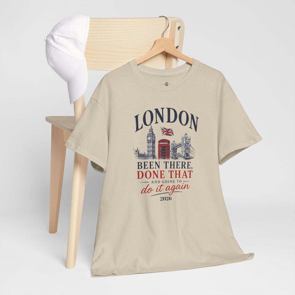 Funny London "Been There, Done That" Travel Souvenir Tee — Personalizion available