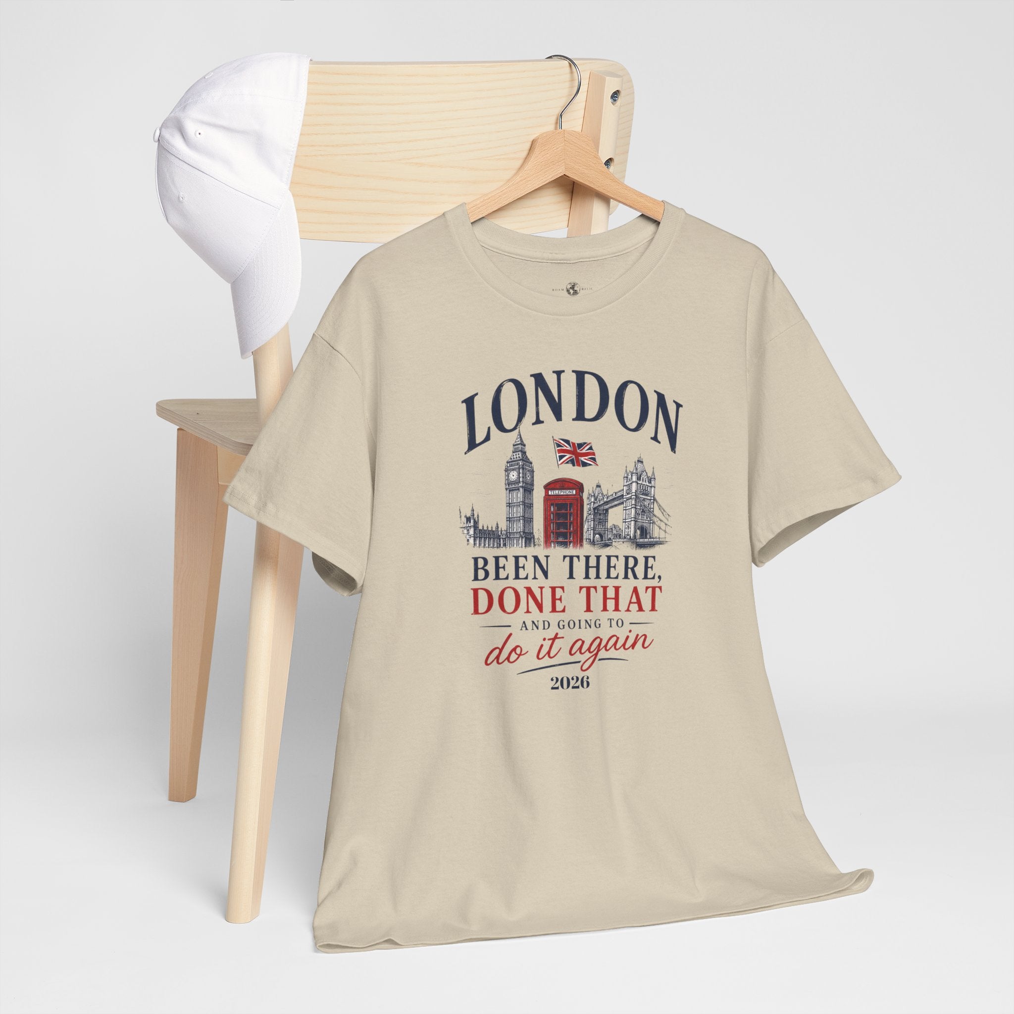 Funny London "Been There, Done That" Travel Souvenir Tee — Personalizion available