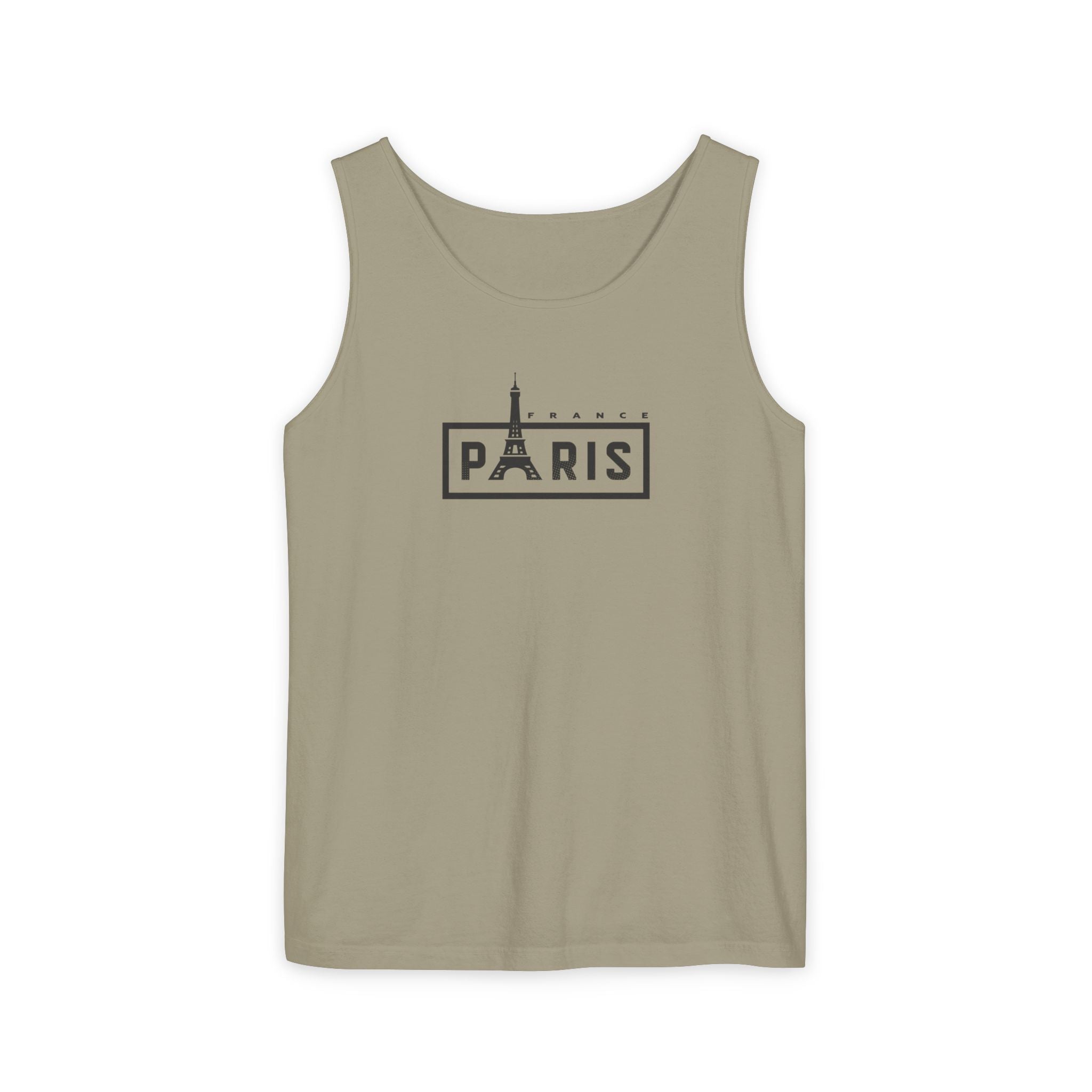 Paris Eiffel Tower Vintage Travel Tank Top — Retro French Graphic Tank