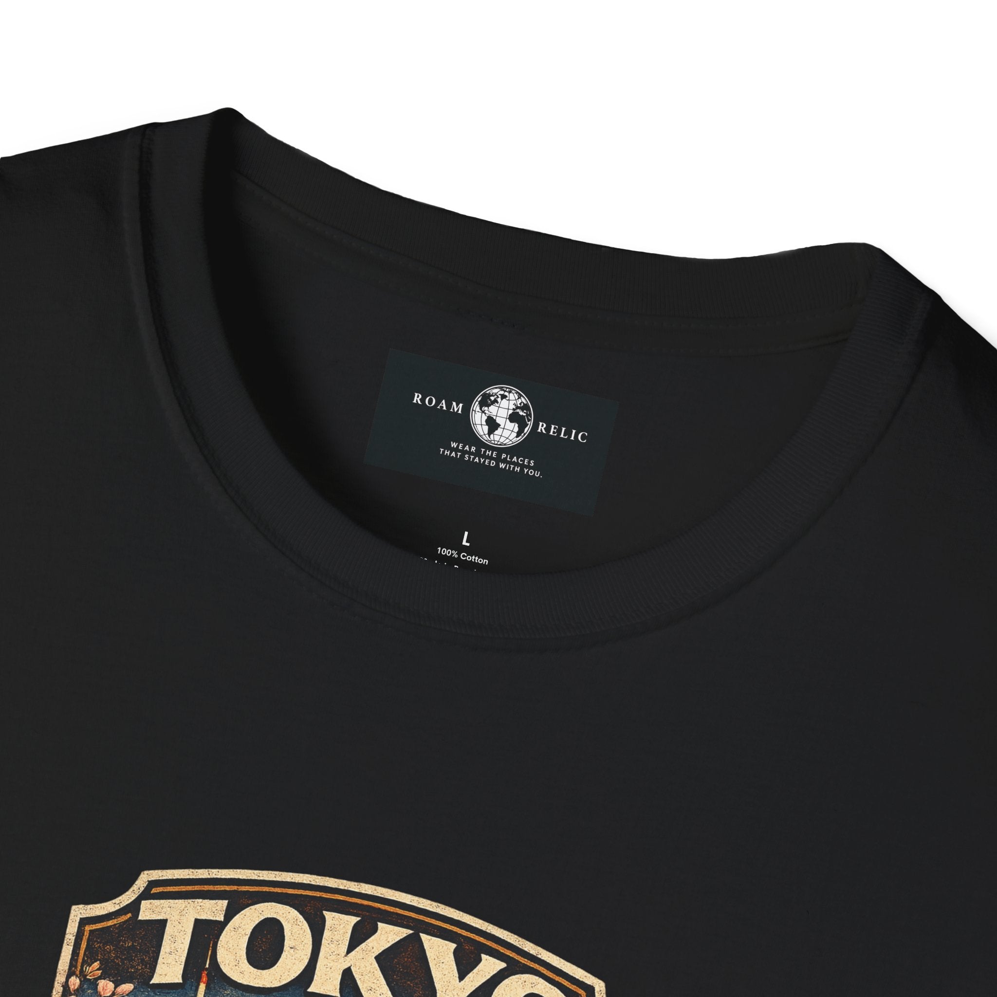 Tokyo Japan Vintage Badge T-Shirt — Mt. Fuji & Pagoda Travel Souvenir Tee