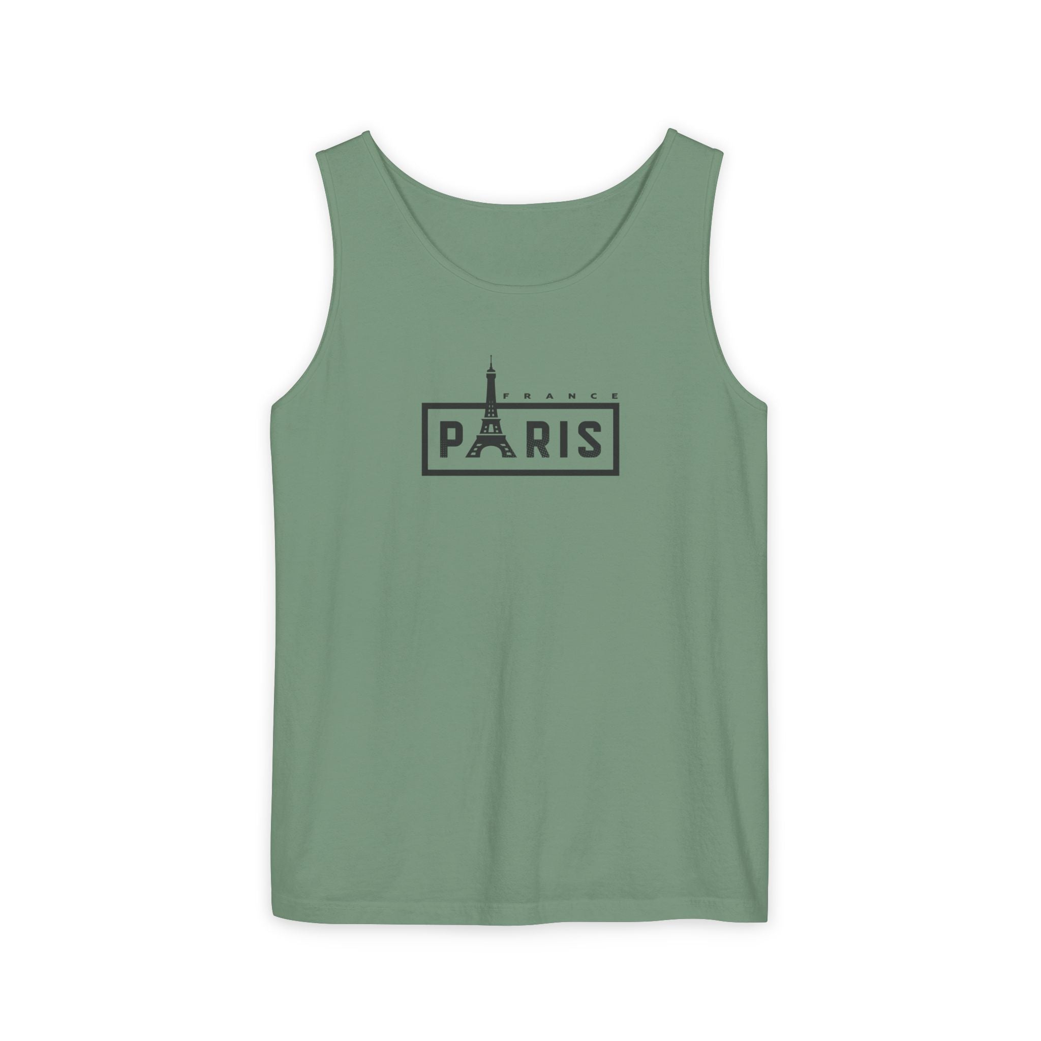 Paris Eiffel Tower Vintage Travel Tank Top — Retro French Graphic Tank