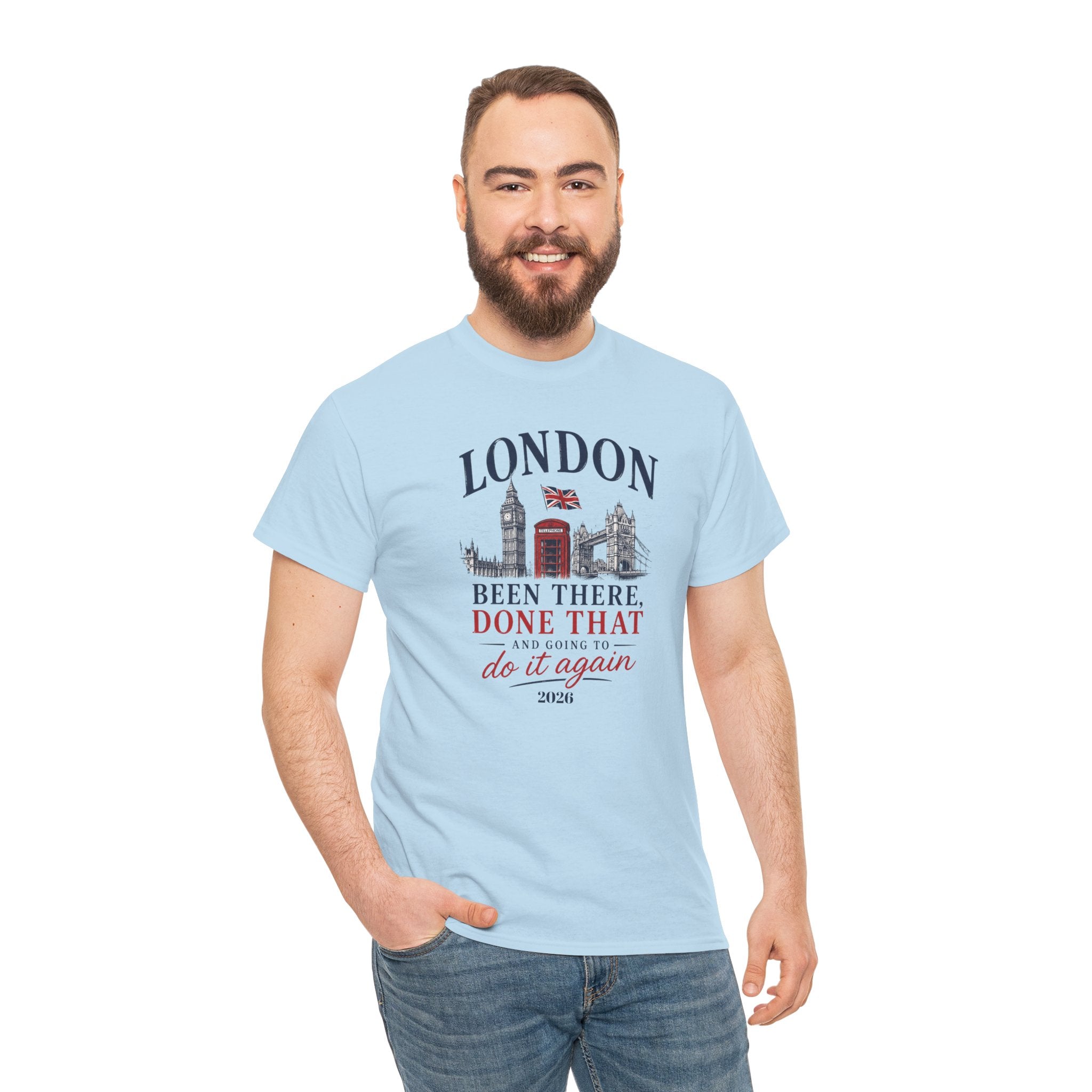 Funny London "Been There, Done That" Travel Souvenir Tee — Personalizion available