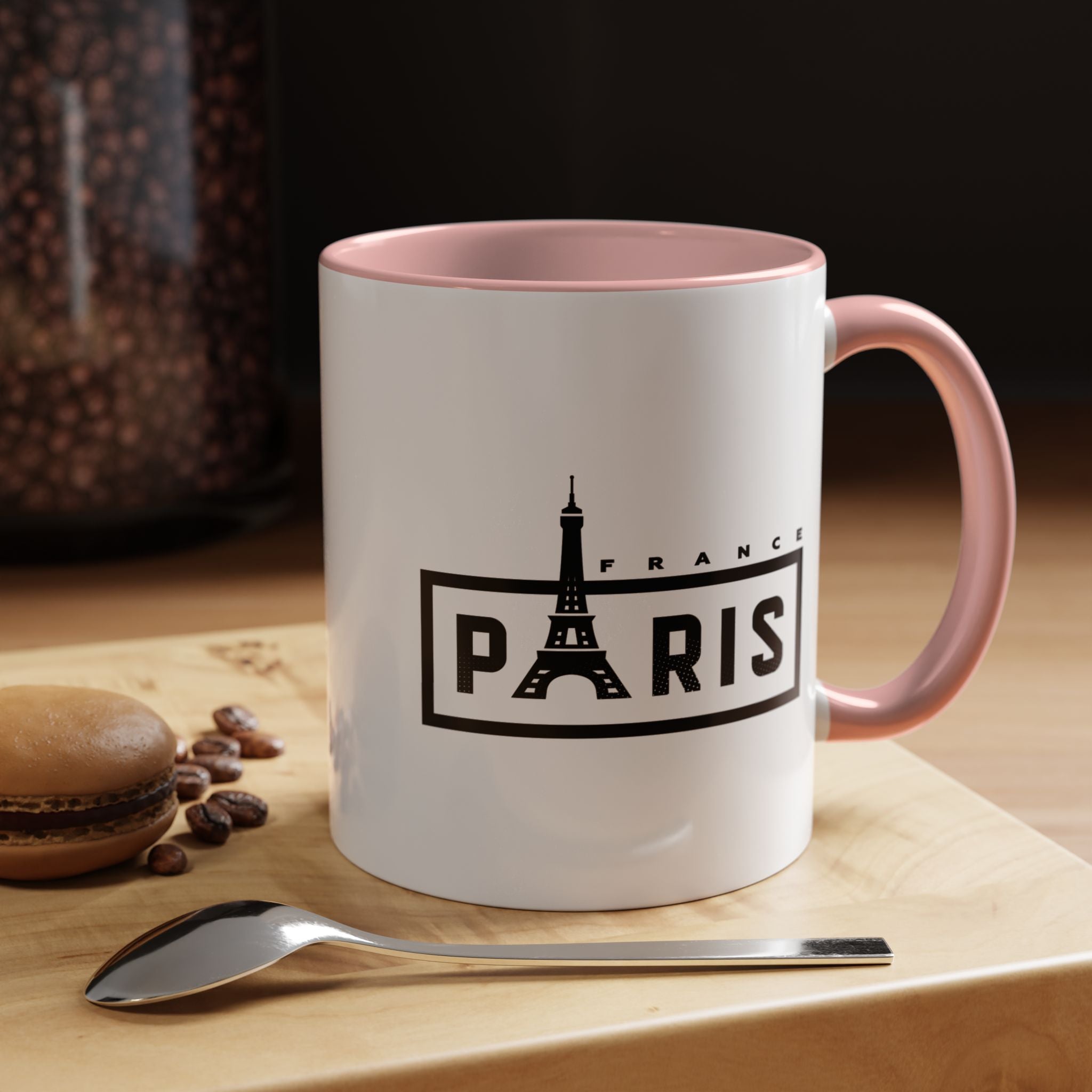 Paris Eiffel Tower Accent Coffee Mug – France Travel Souvenir (11/15oz)