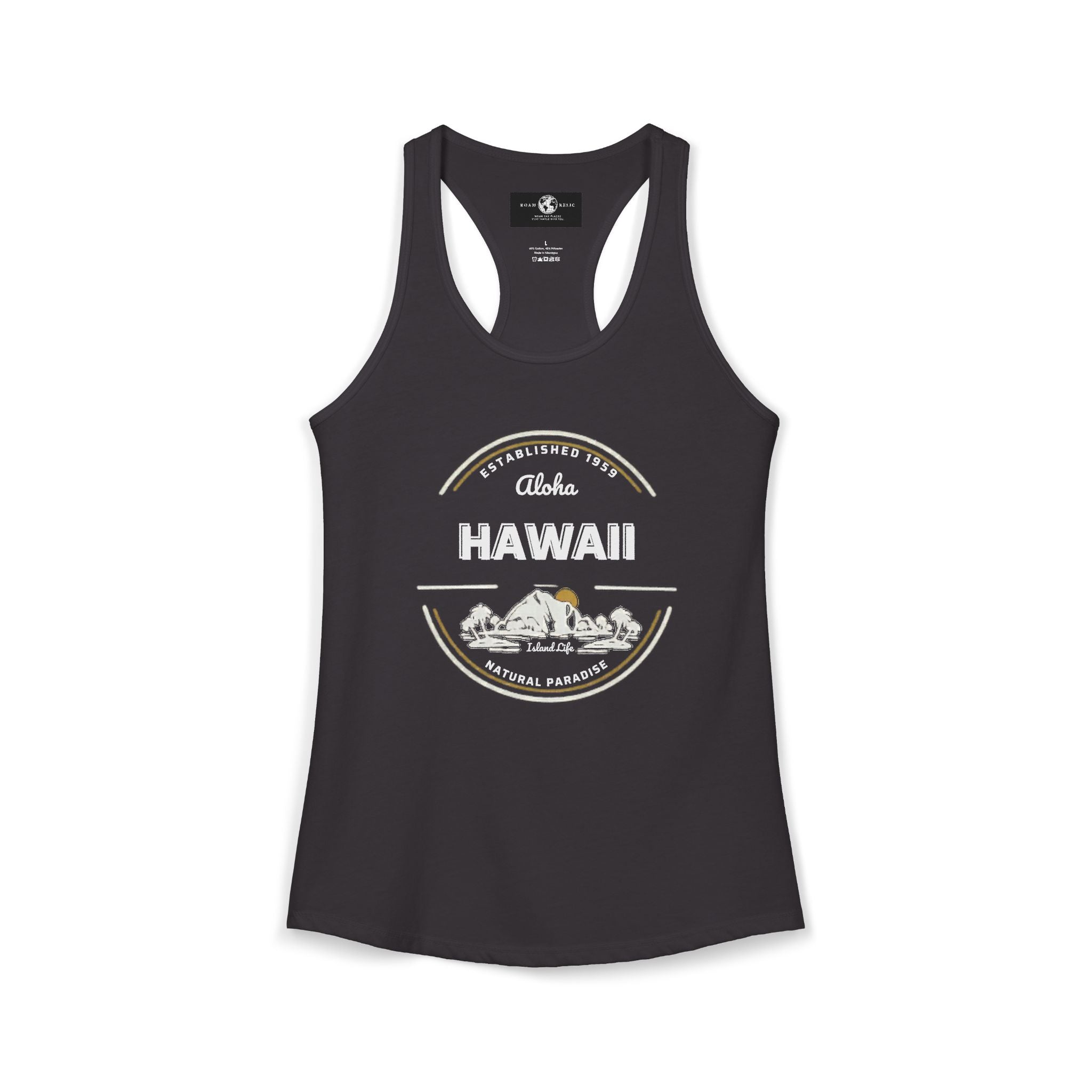 Hawaii Aloha Party Women's Racerback Tank