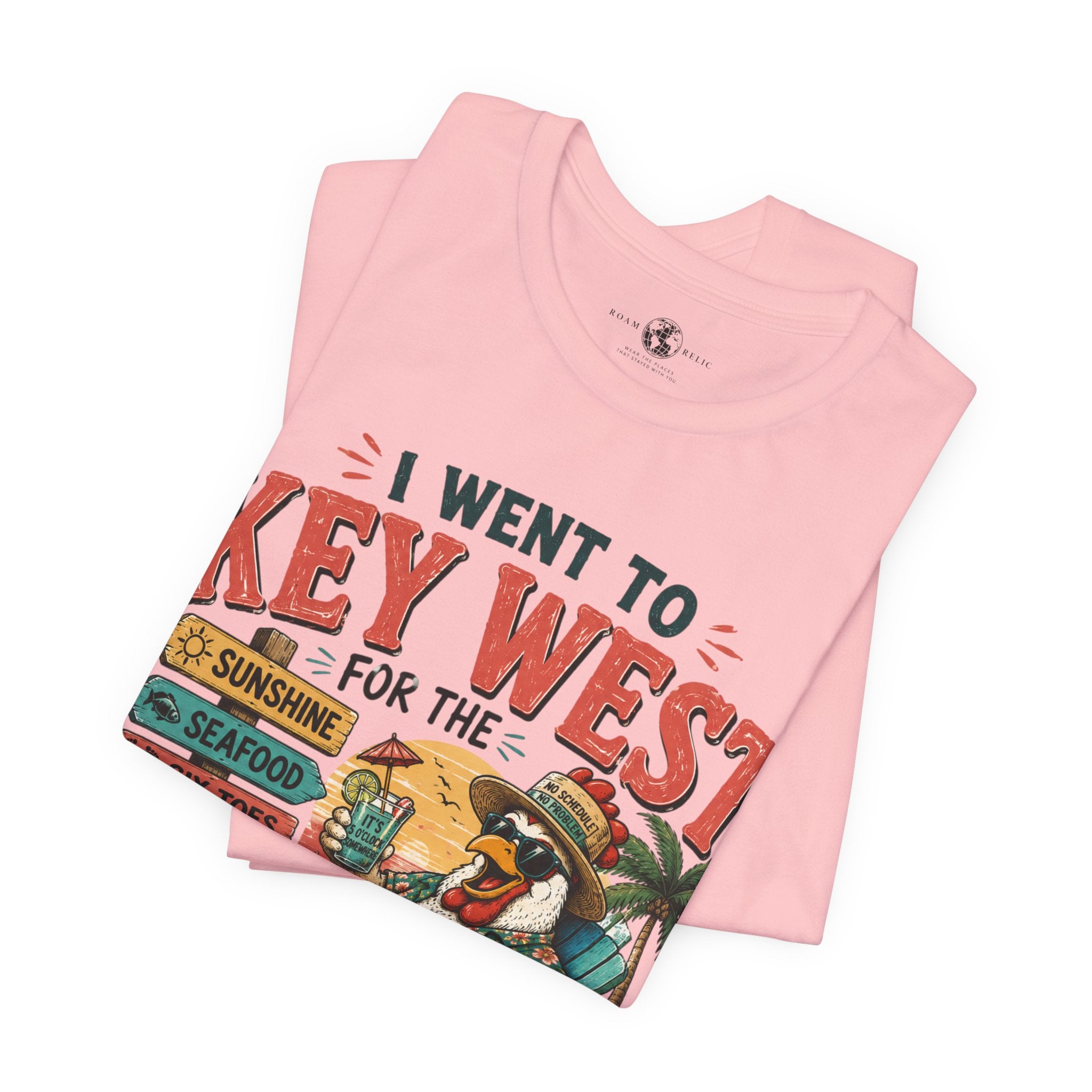 Key West Vacation T‑Shirt — "I Went to Key West for the Sunshine, Seafood, Six Toes & Questionable Decisions Were Made"