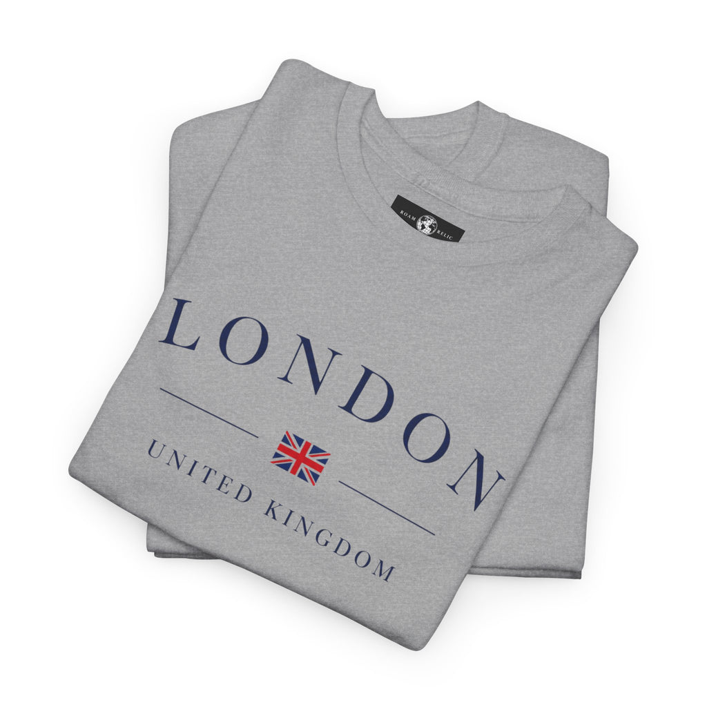London Tee — Classic UK Flag Graphic Cotton T-Shirt