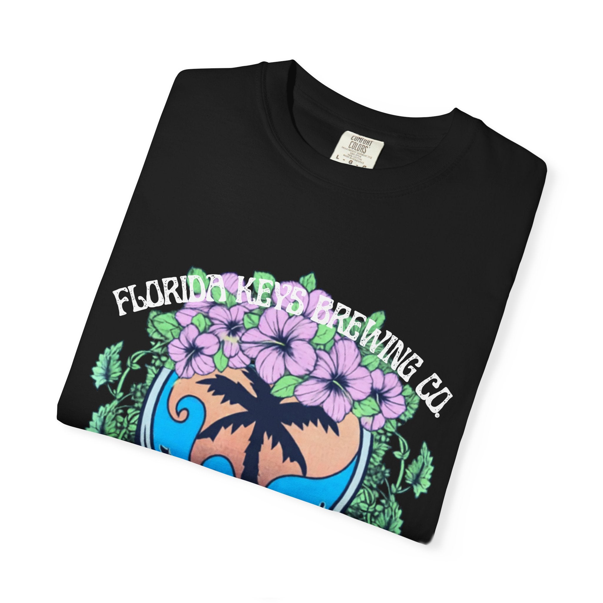 Island Vibes Skull T-Shirt — "Island Vibes & Good Times" Tropical Graphic Tee - Key West