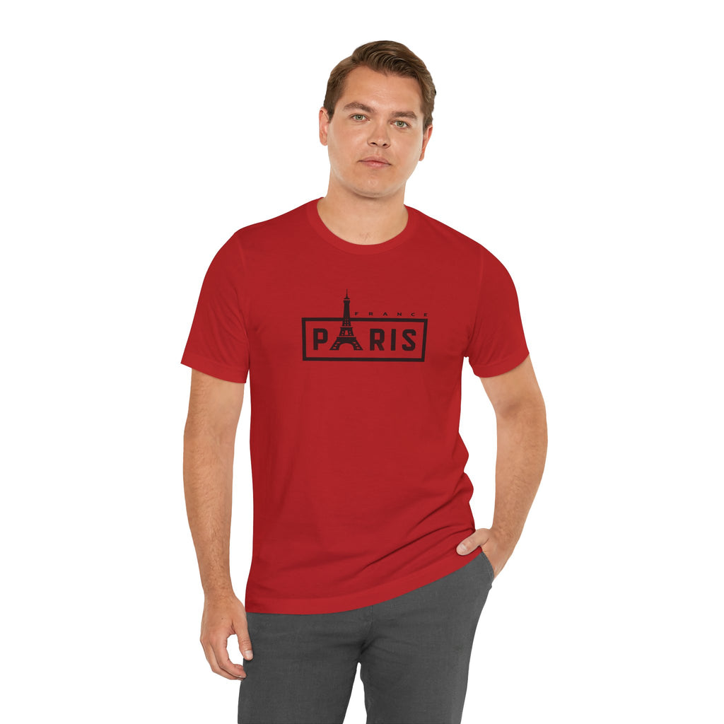 Paris Eiffel Tower Graphic Tee — Vintage Parisian Travel T‑Shirt