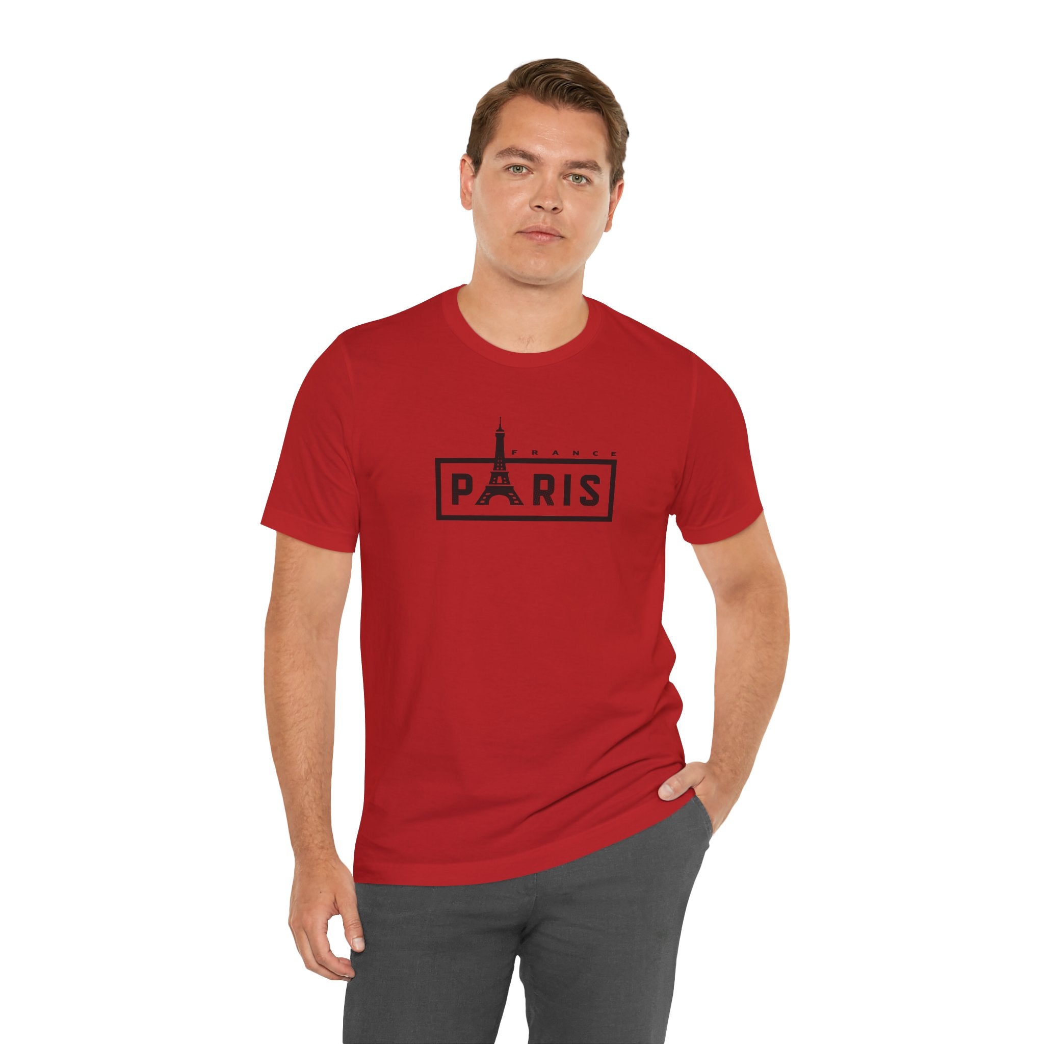 Paris Eiffel Tower Graphic Tee — Vintage Parisian Travel T‑Shirt