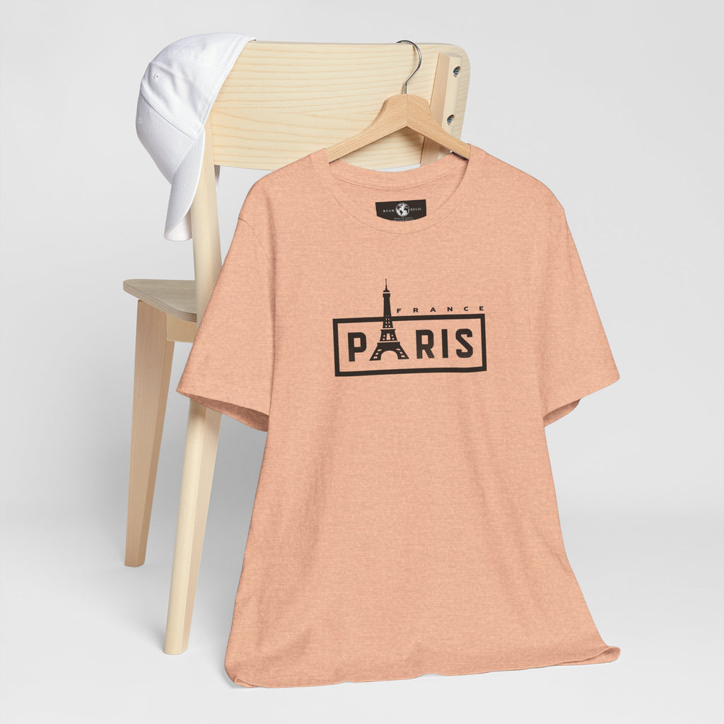 Paris Eiffel Tower Graphic Tee — Vintage Parisian Travel T‑Shirt