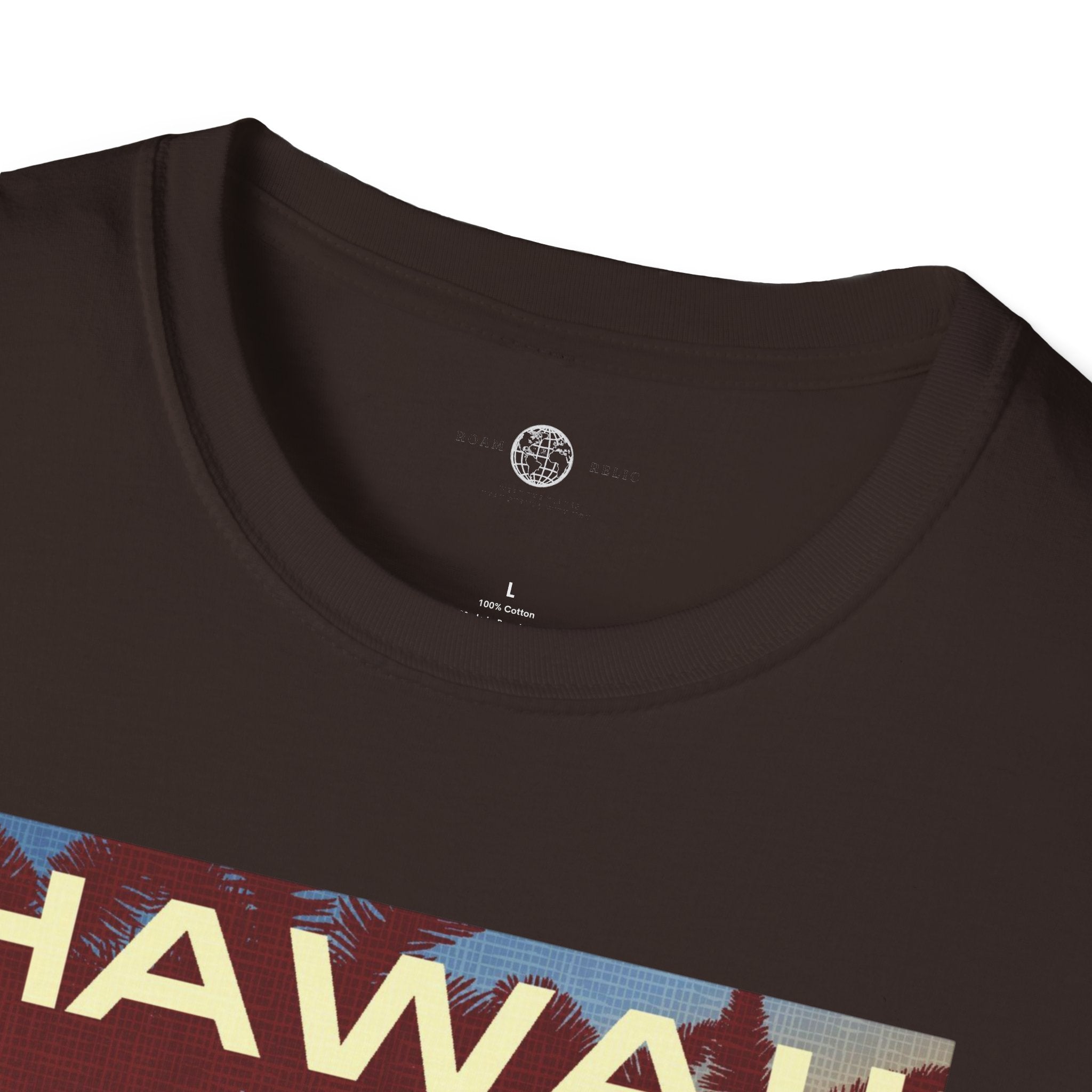 Hawaii Sunset T-Shirt — "Welcome to Adventure" Vintage Palm Beach Tee