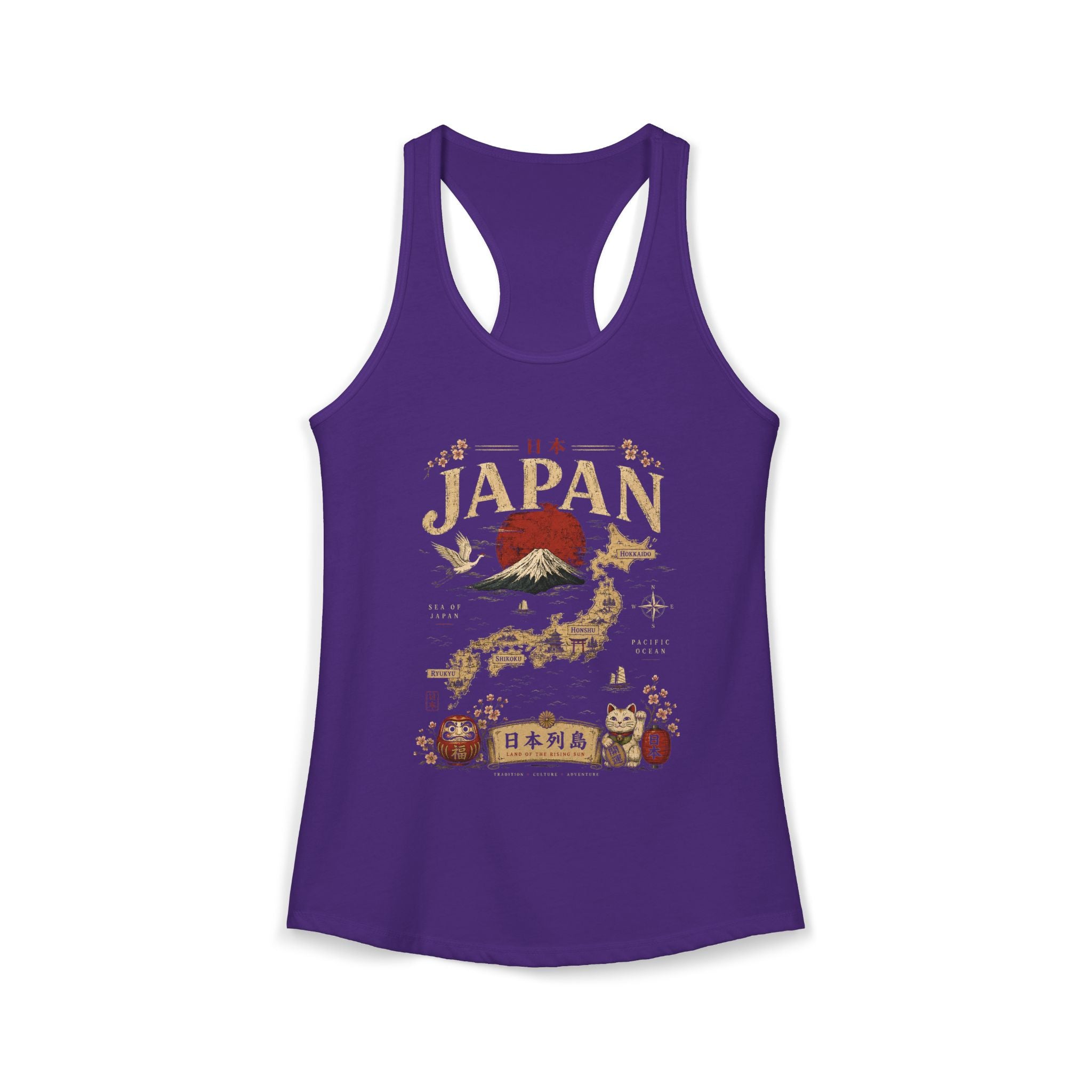 Vintage Japan Racerback Tank — Women's Japan Graphic Tank