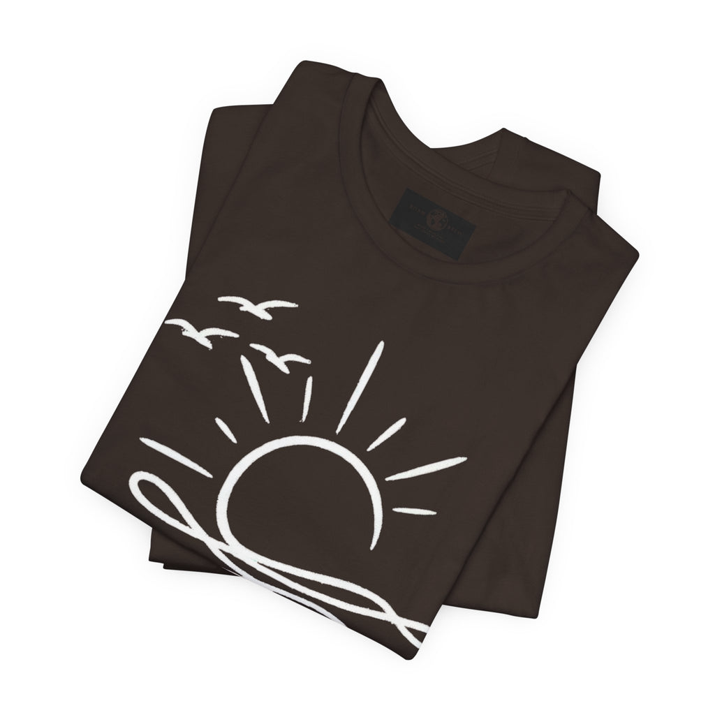 Customizable Sunset T-Shirt — Personalized Sunset Tee
