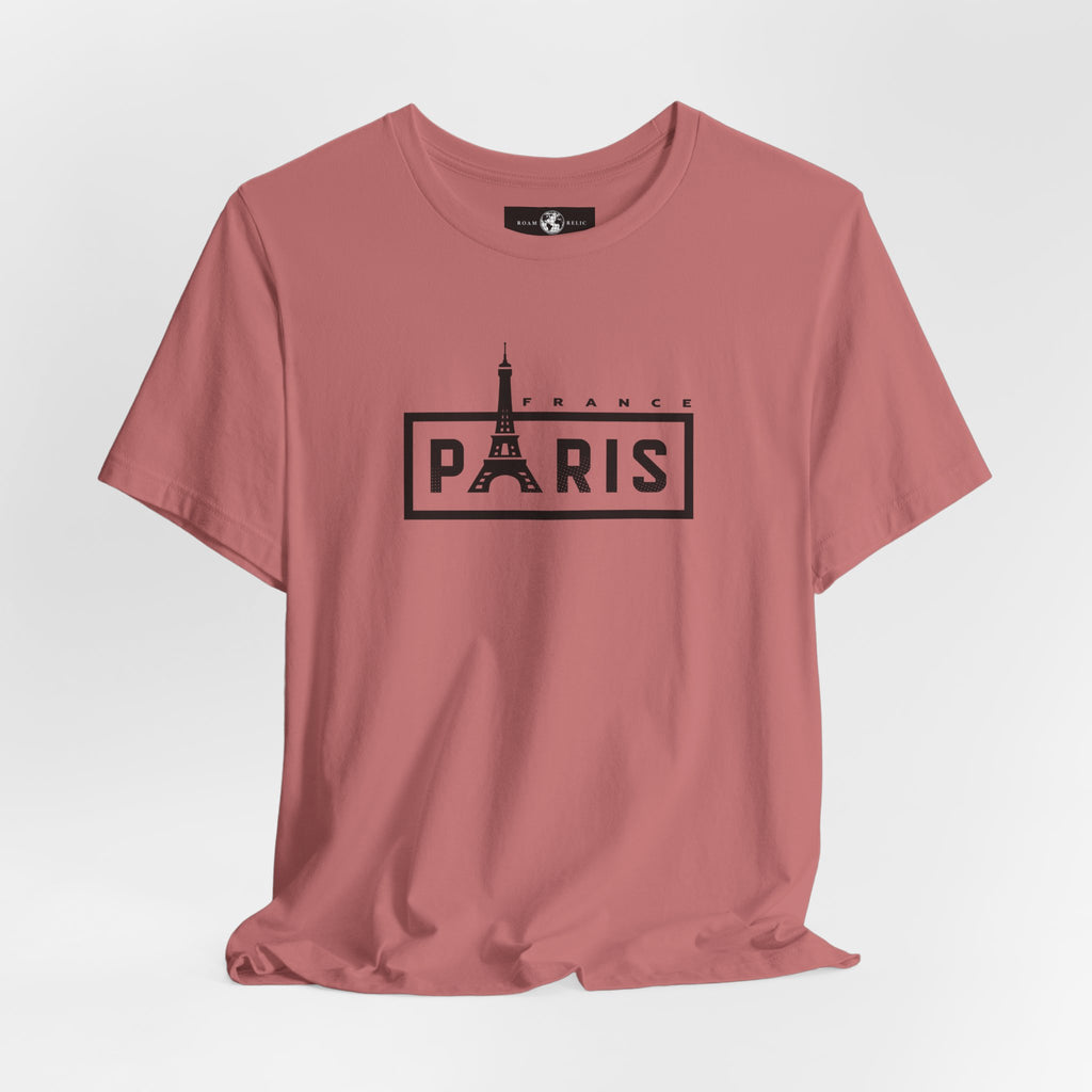 Paris Eiffel Tower Graphic Tee — Vintage Parisian Travel T‑Shirt