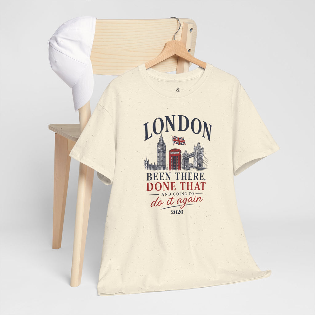 Funny London "Been There, Done That" Travel Souvenir Tee — Personalizion available