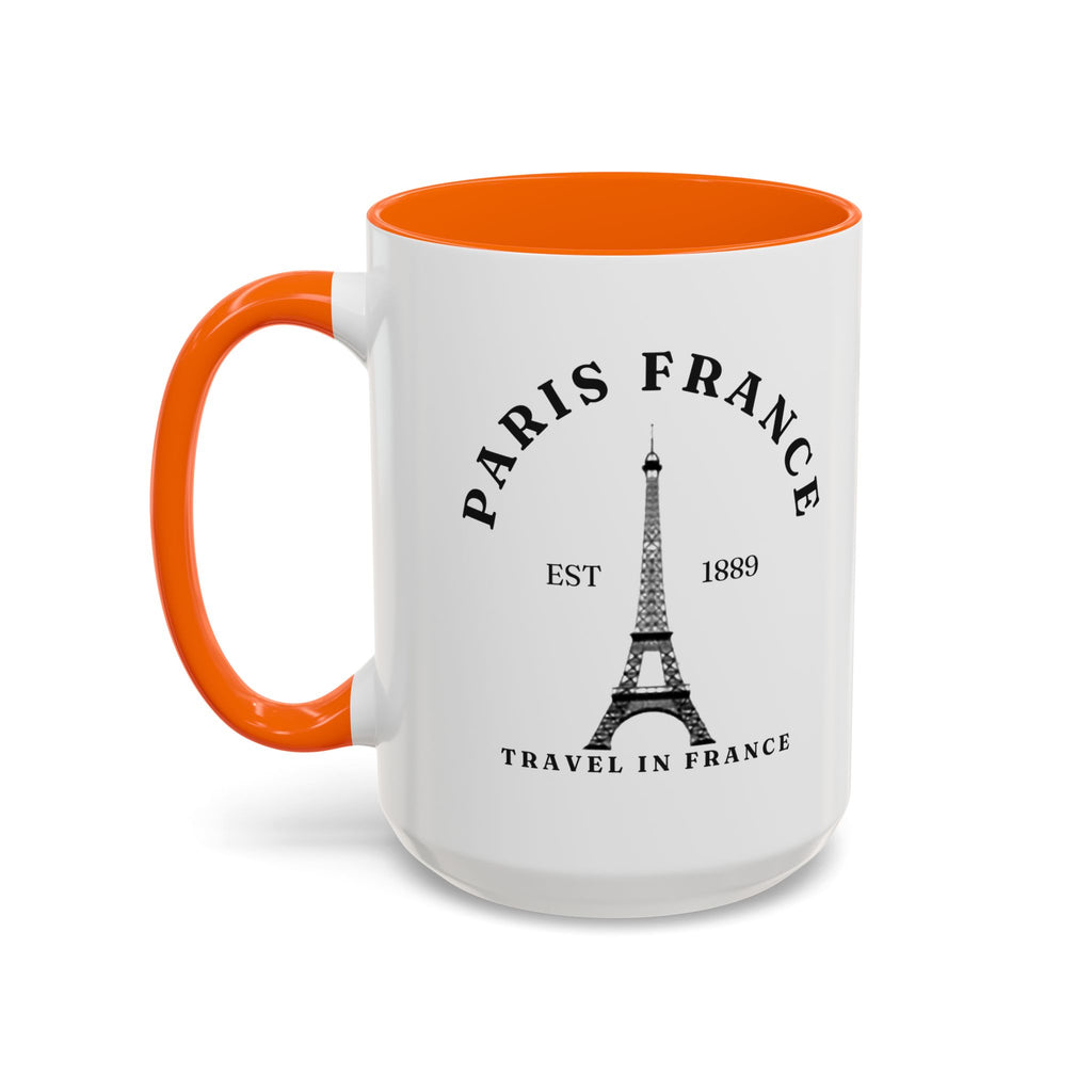 Paris France Eiffel Tower Coffee Mug – Travel Souvenir Accent Mug (11/15oz)