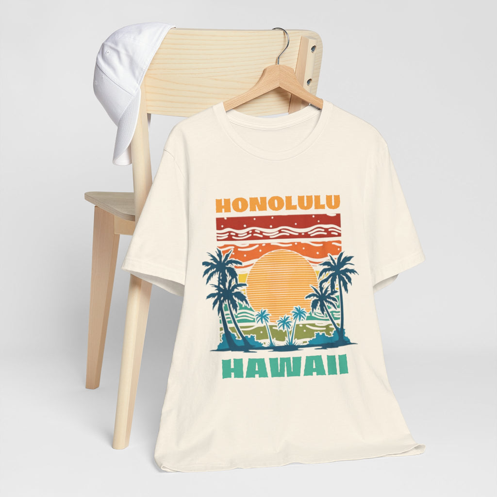 Honolulu Hawaii Vintage Sunset T-Shirt