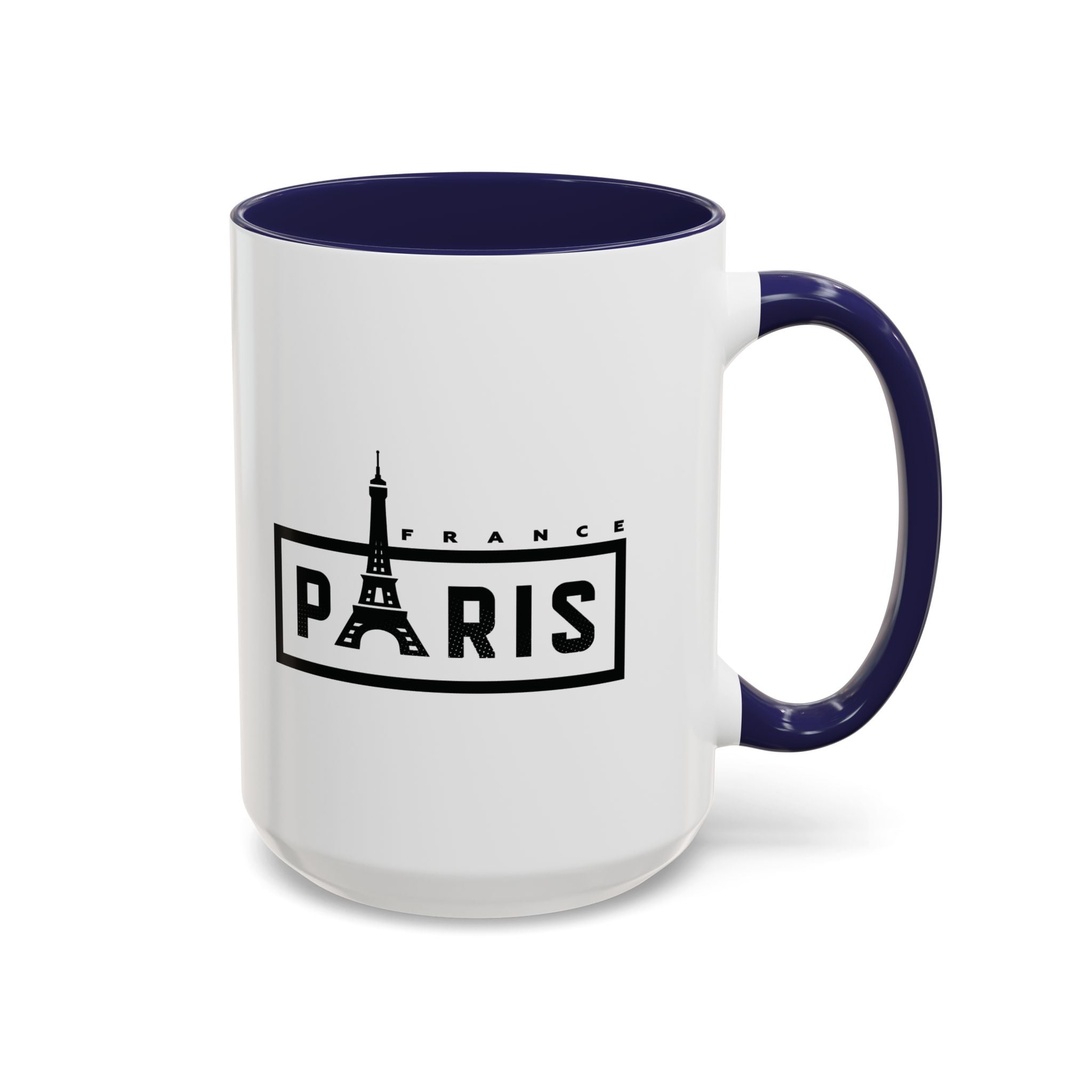 Paris Eiffel Tower Accent Coffee Mug – France Travel Souvenir (11/15oz)