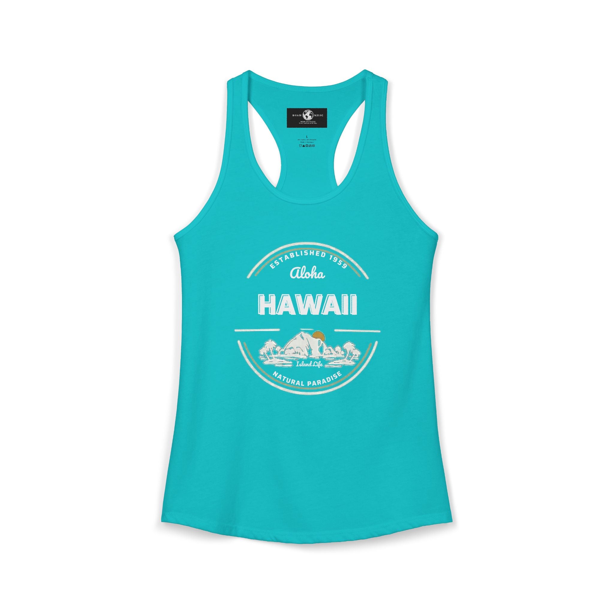 Hawaii Aloha Party Women's Racerback Tank