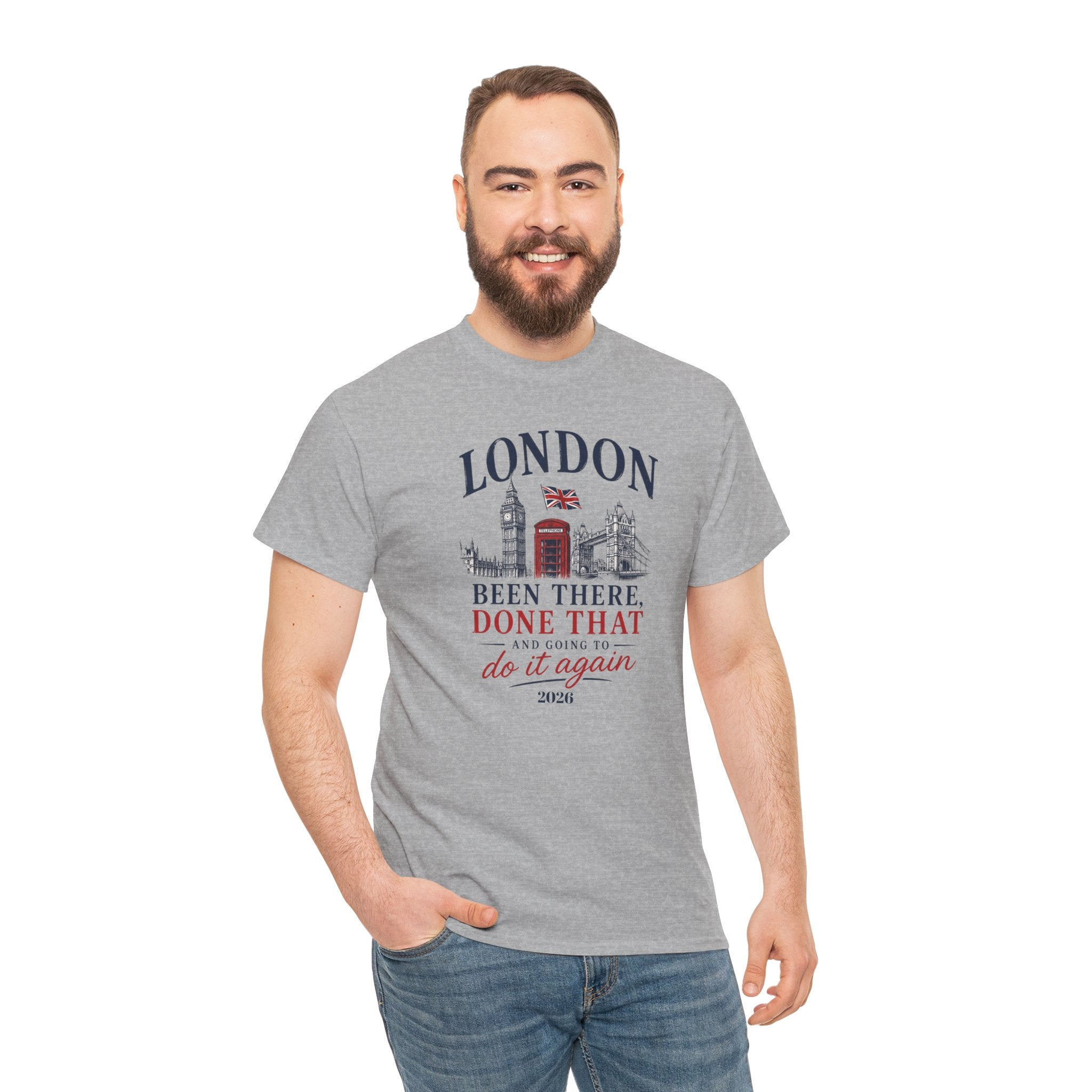 Funny London "Been There, Done That" Travel Souvenir Tee — Personalizion available