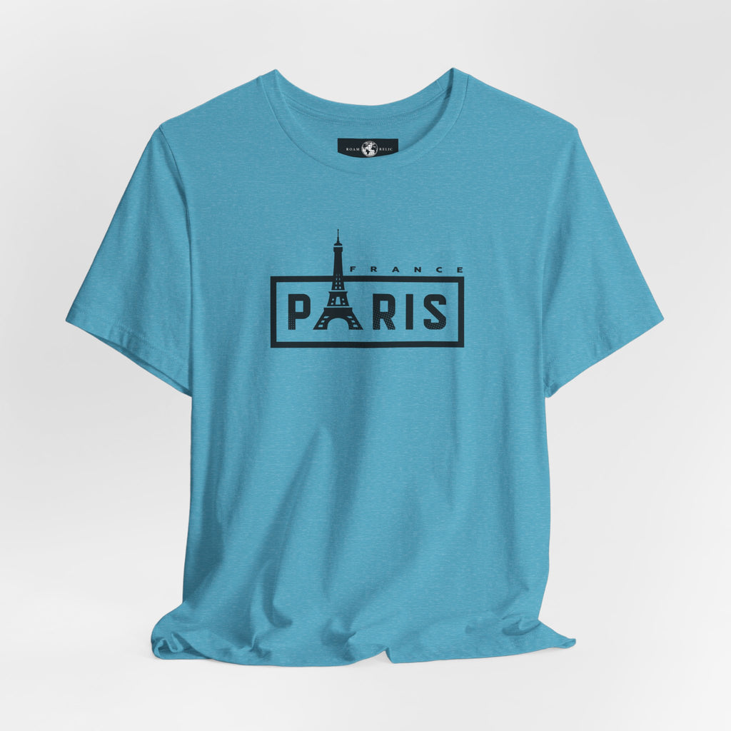 Paris Eiffel Tower Graphic Tee — Vintage Parisian Travel T‑Shirt