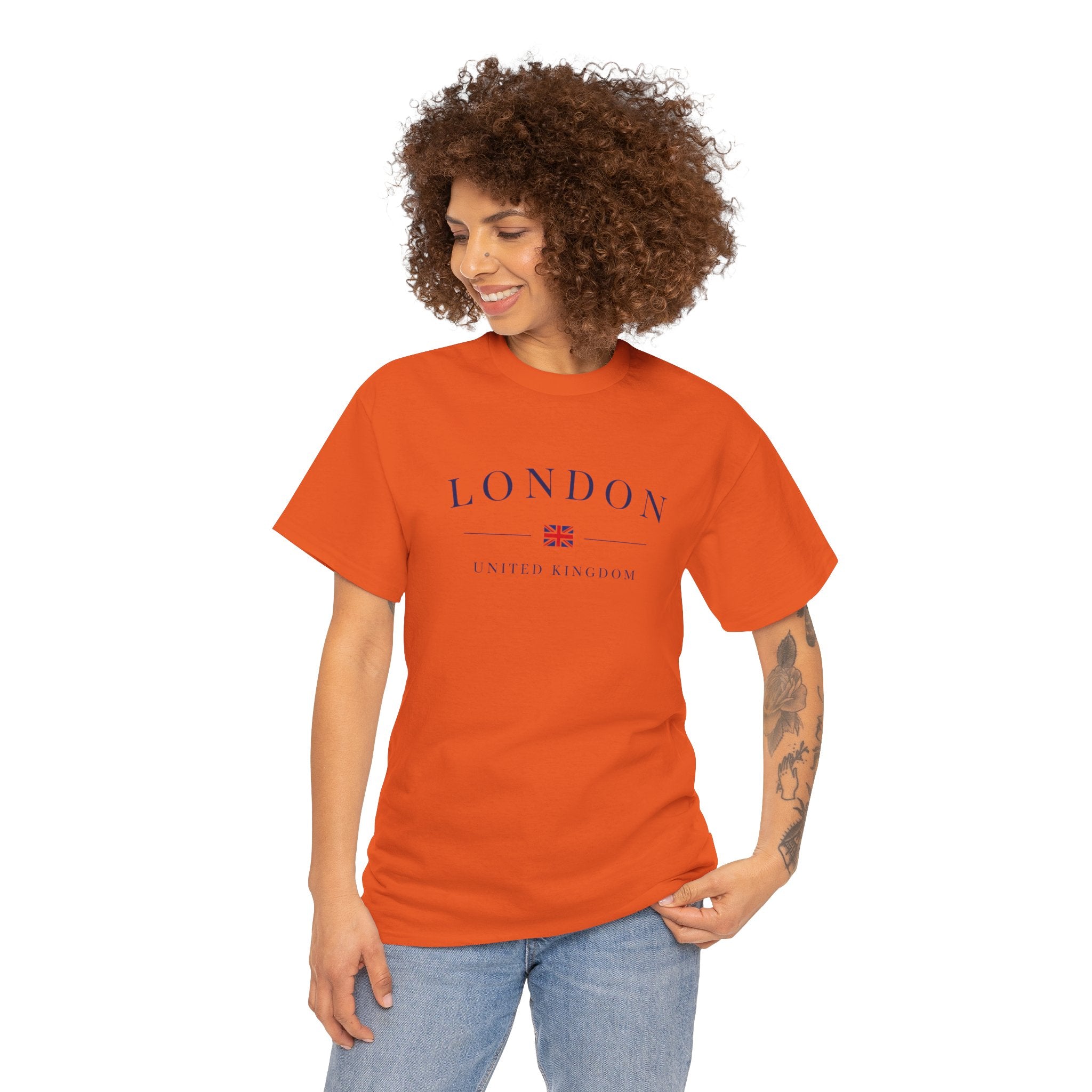 London Tee — Classic UK Flag Graphic Cotton T-Shirt