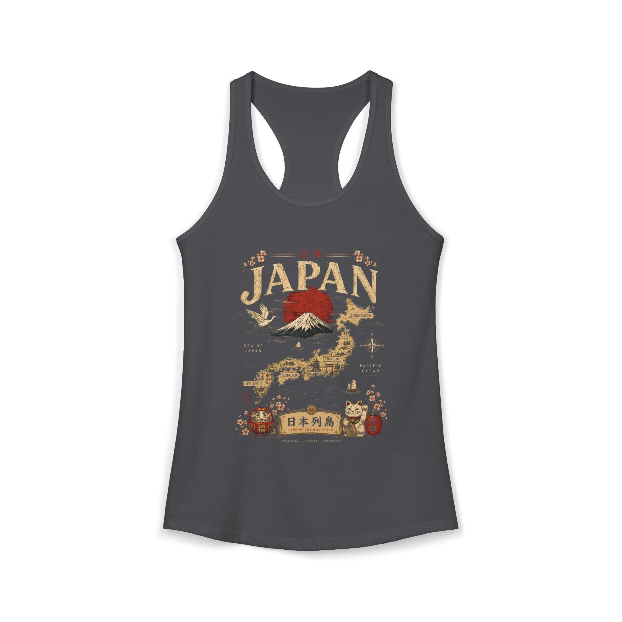 Vintage Japan Racerback Tank — Women's Japan Graphic Tank