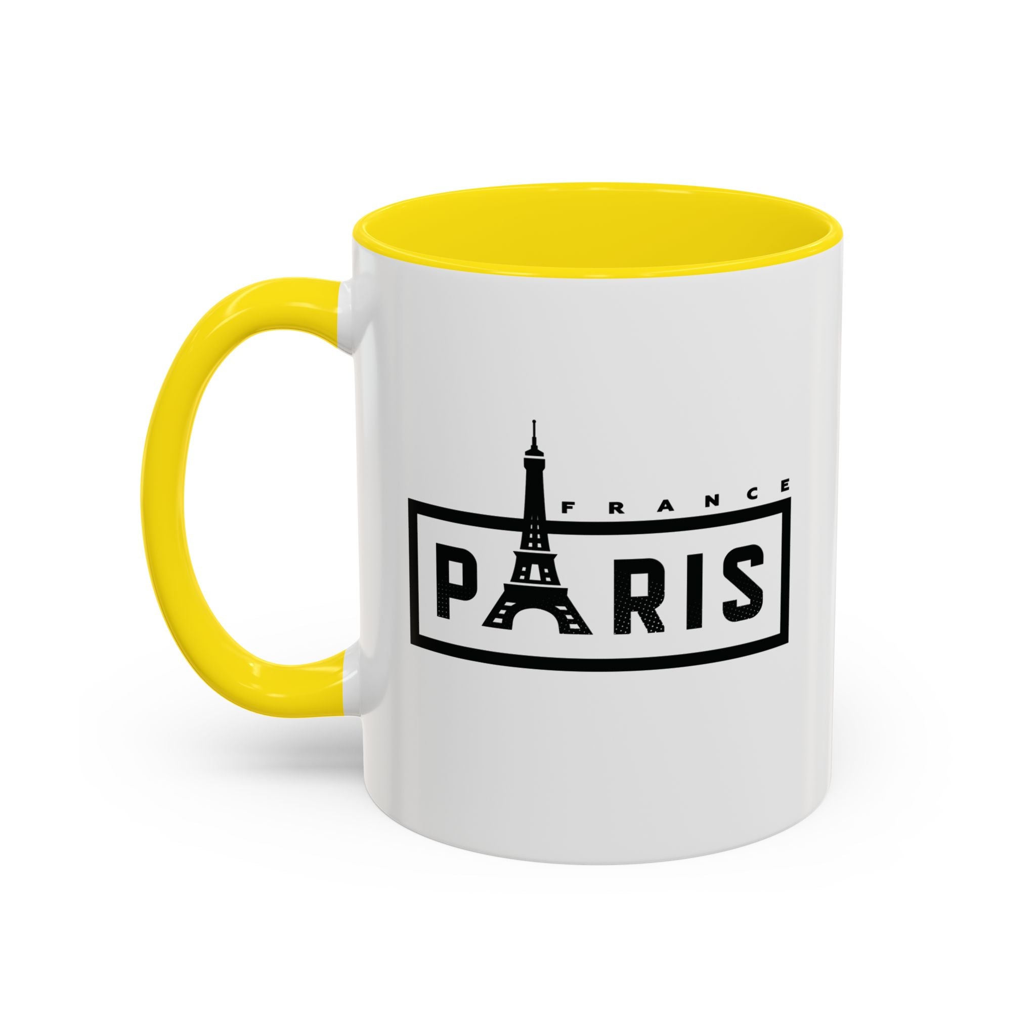 Paris Eiffel Tower Accent Coffee Mug – France Travel Souvenir (11/15oz)