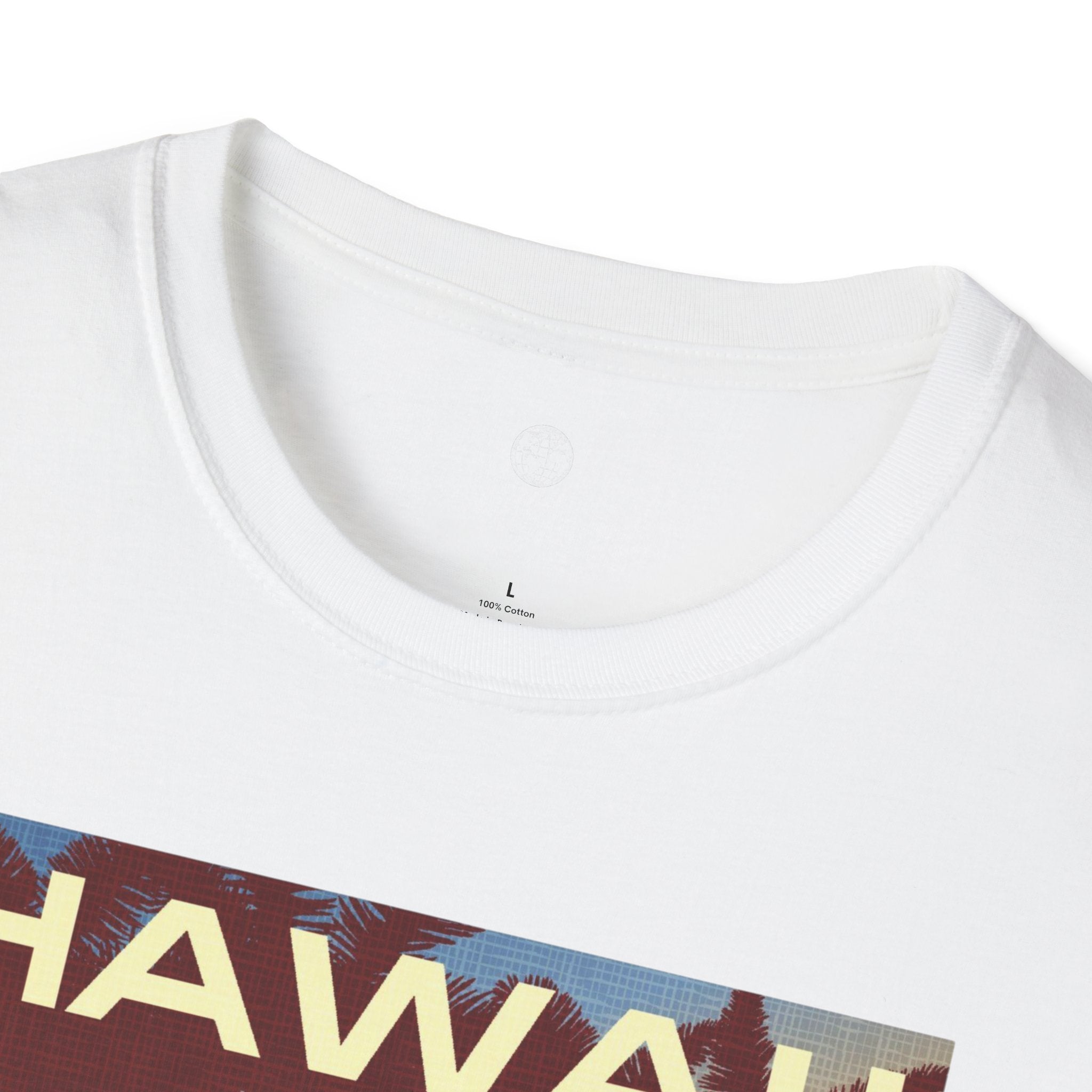 Hawaii Sunset T-Shirt — "Welcome to Adventure" Vintage Palm Beach Tee