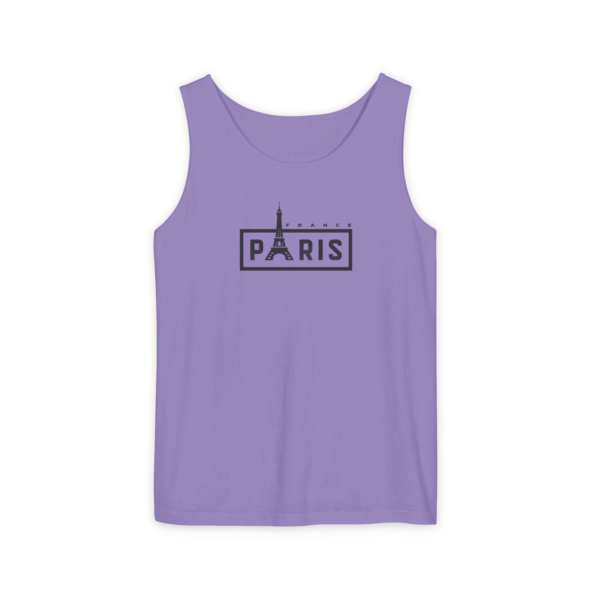 Paris Eiffel Tower Vintage Travel Tank Top — Retro French Graphic Tank