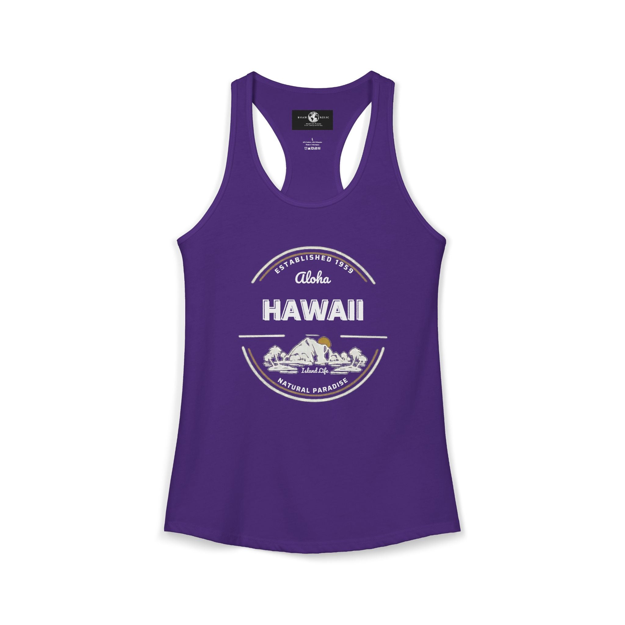 Hawaii Aloha Party Women's Racerback Tank