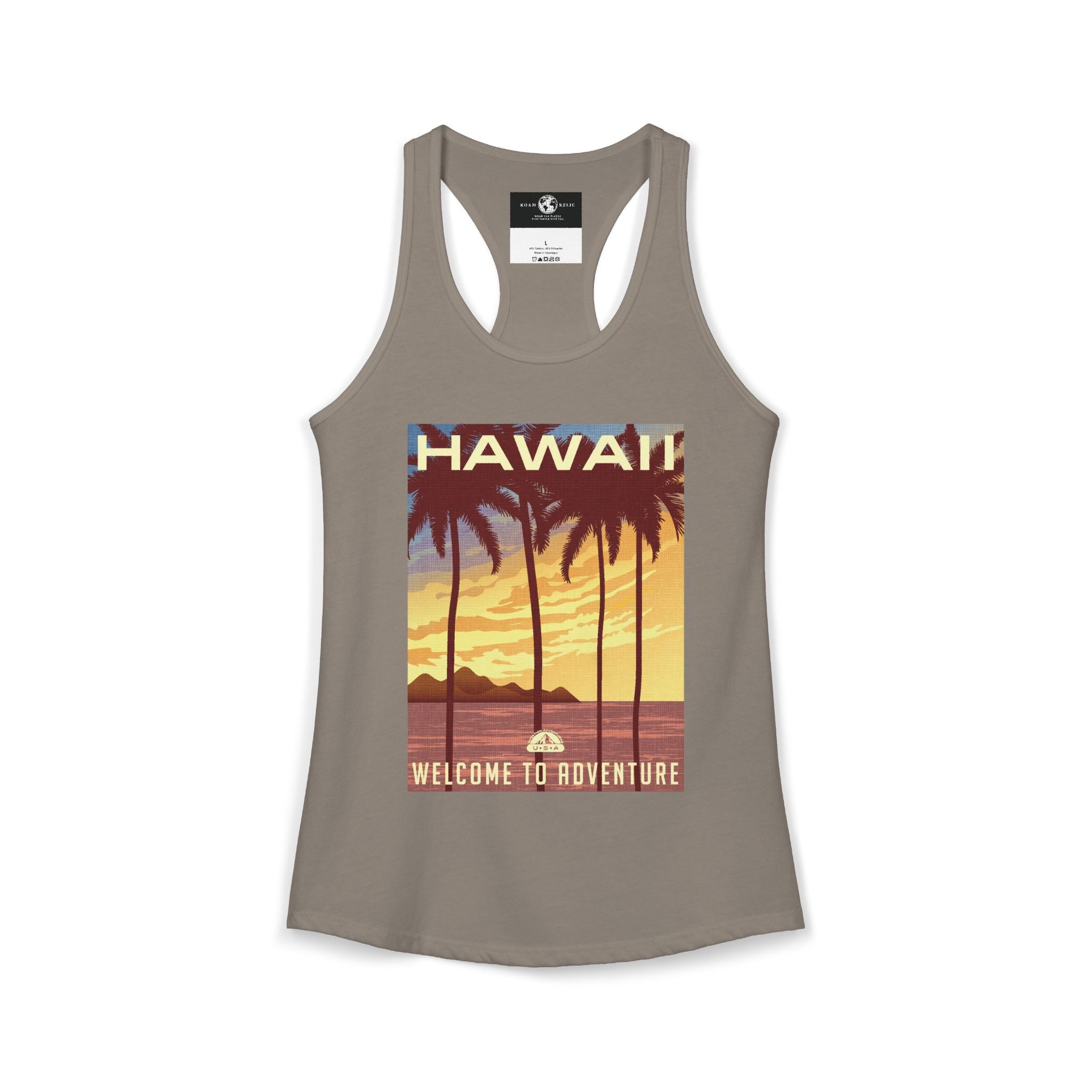Hawaii Adventure Women's Racerback Tank Top